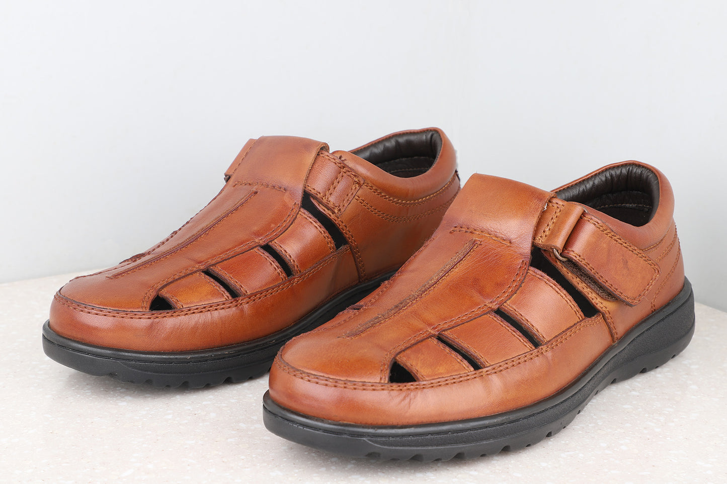 Atesber Tan Casual Sandal For Men