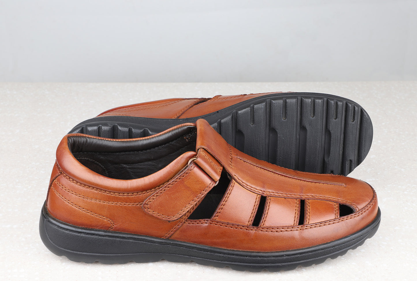 Atesber Tan Casual Sandal For Men