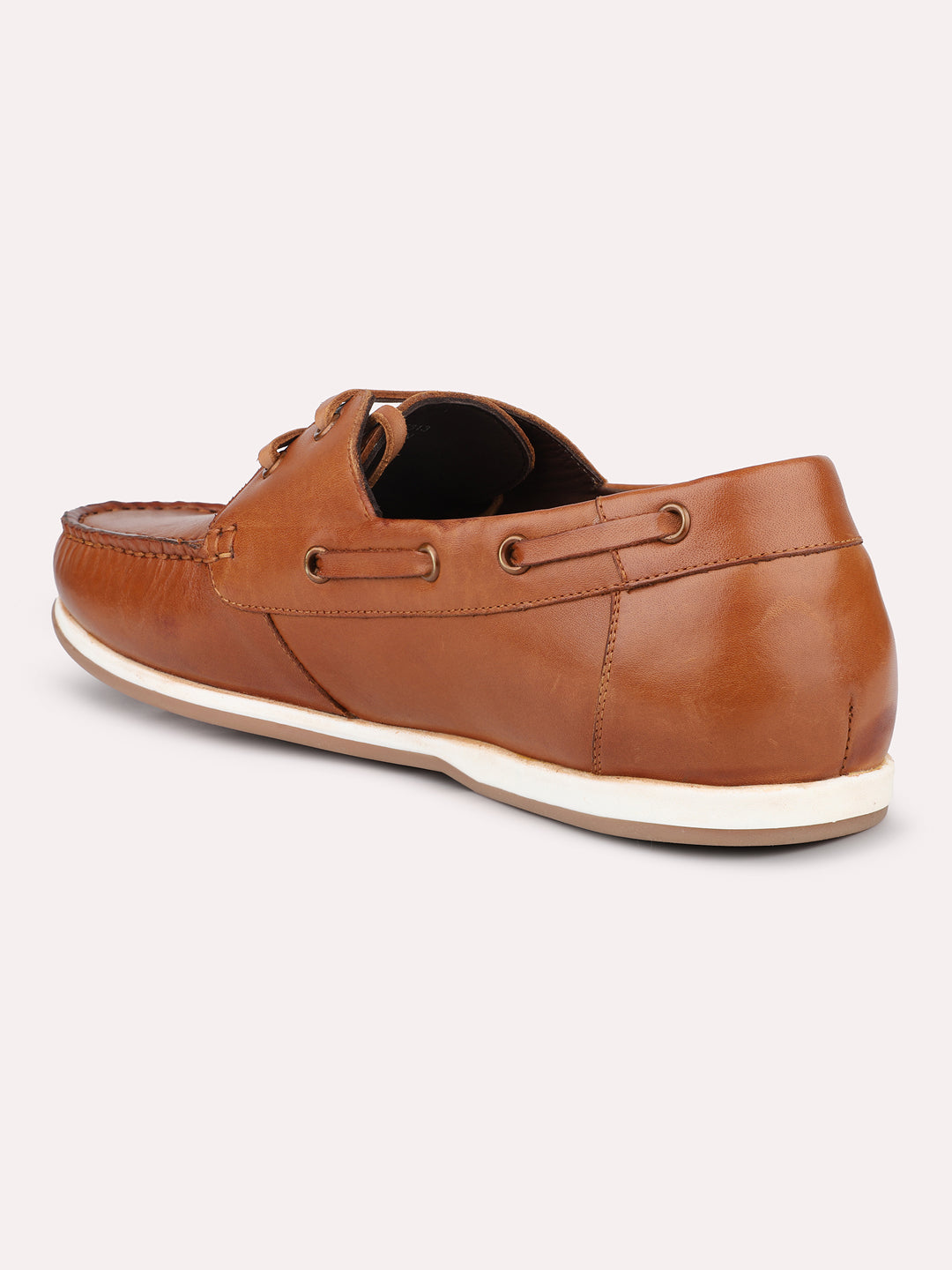 Atesber Tan Casual Lace-up Shoes For Men