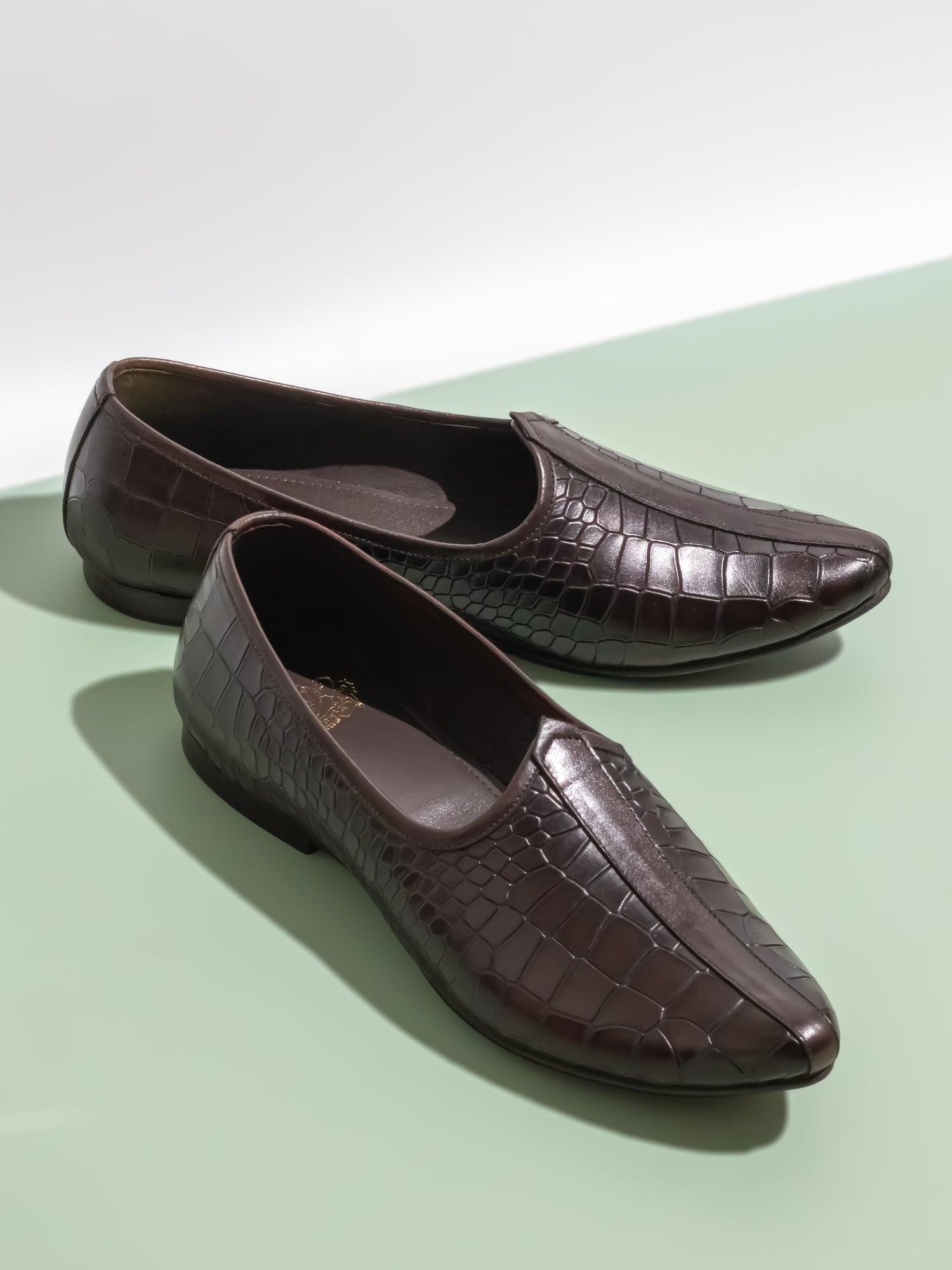 Atesber Moro Textured Casual Mojri For Mens