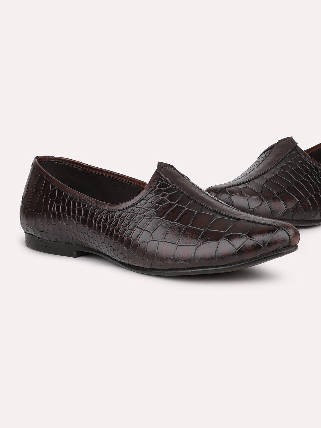 Atesber Moro Textured Casual Mojri For Mens