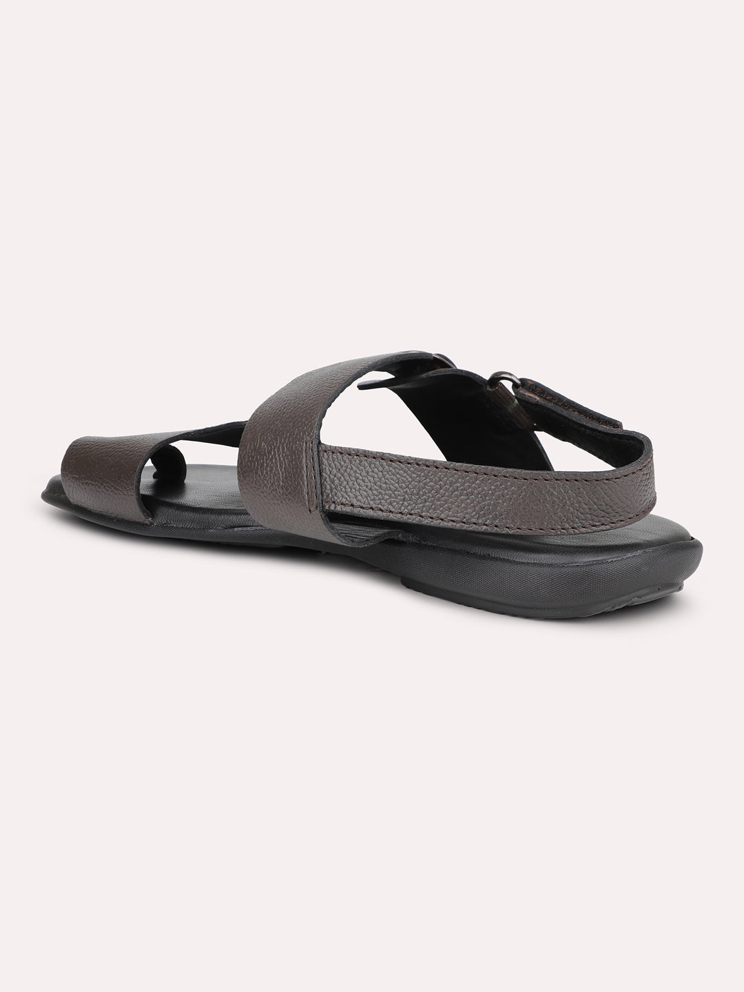 Atesber Brown Formal Sandal With Buckle For Mens