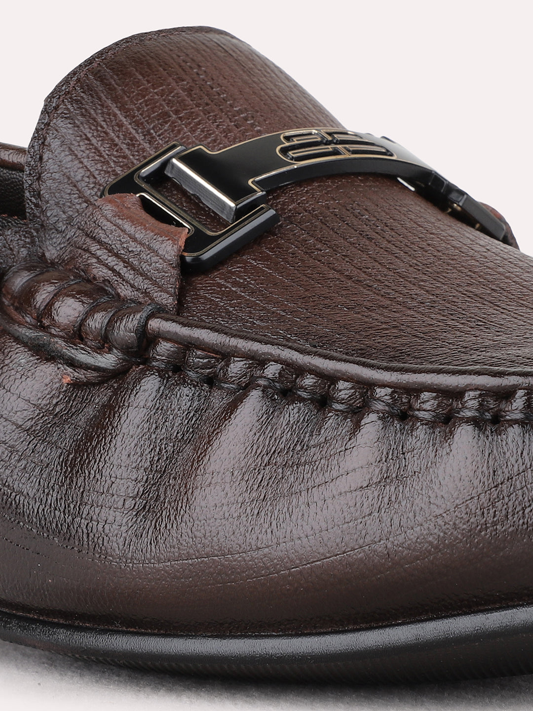 Mens Tan Casual Solid Pattern Square Toe Shape Loafers