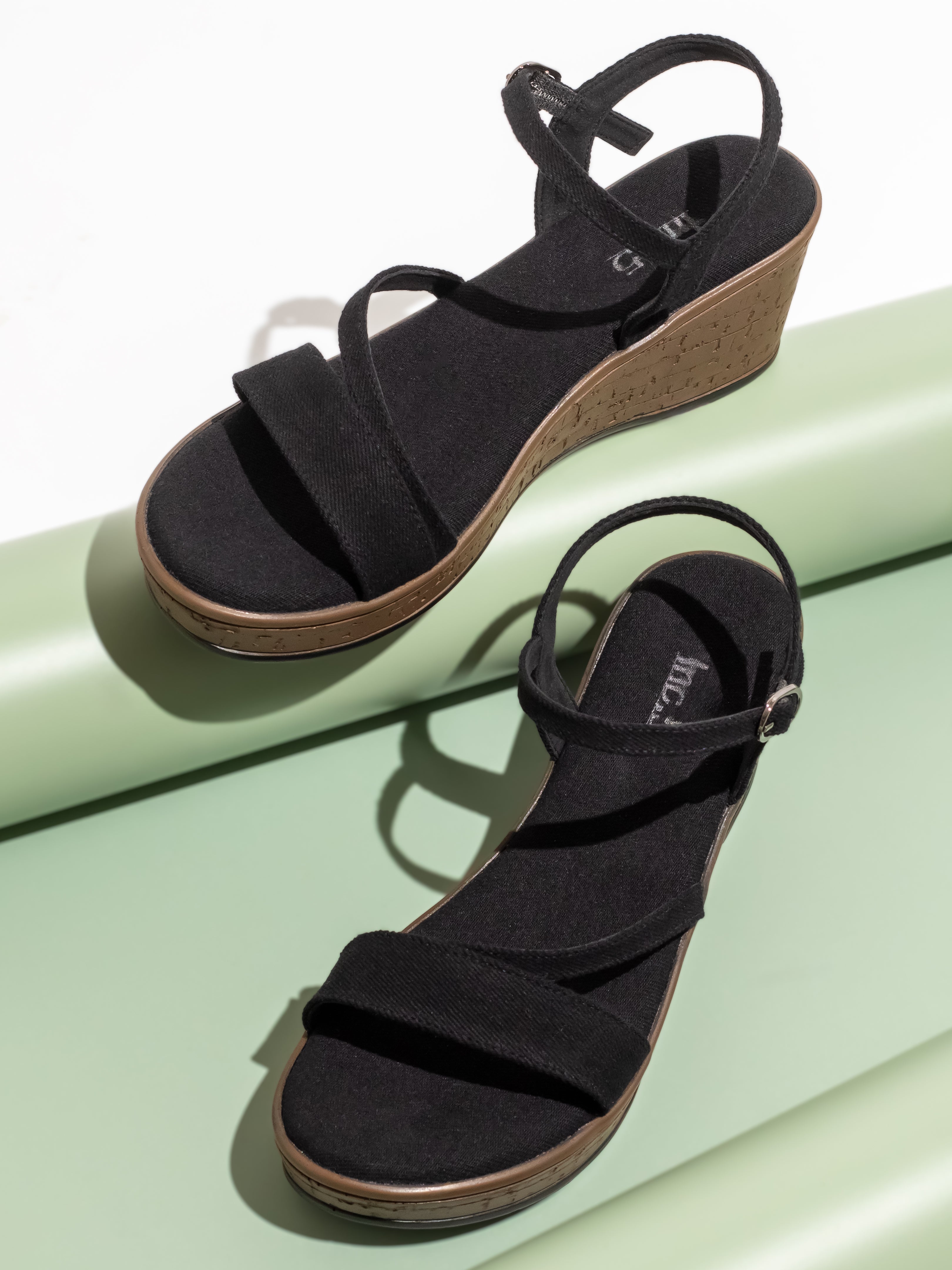 Black Wedge Women's Sandals | Next UK