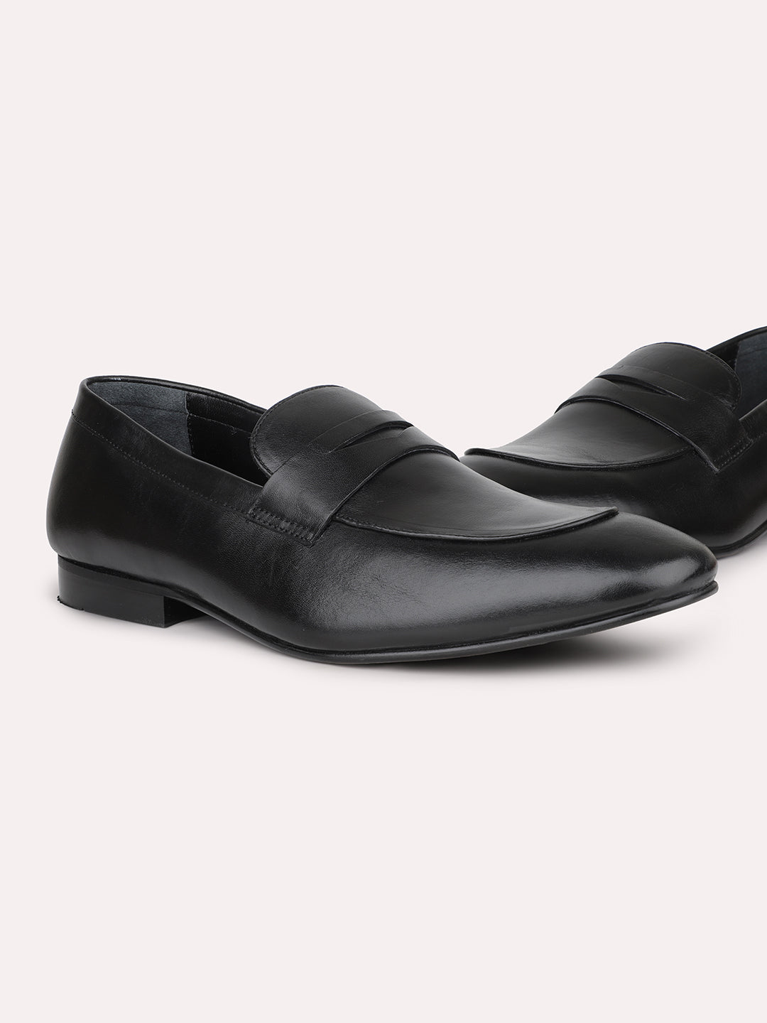 Atesber Black Formal Slipon For Mens