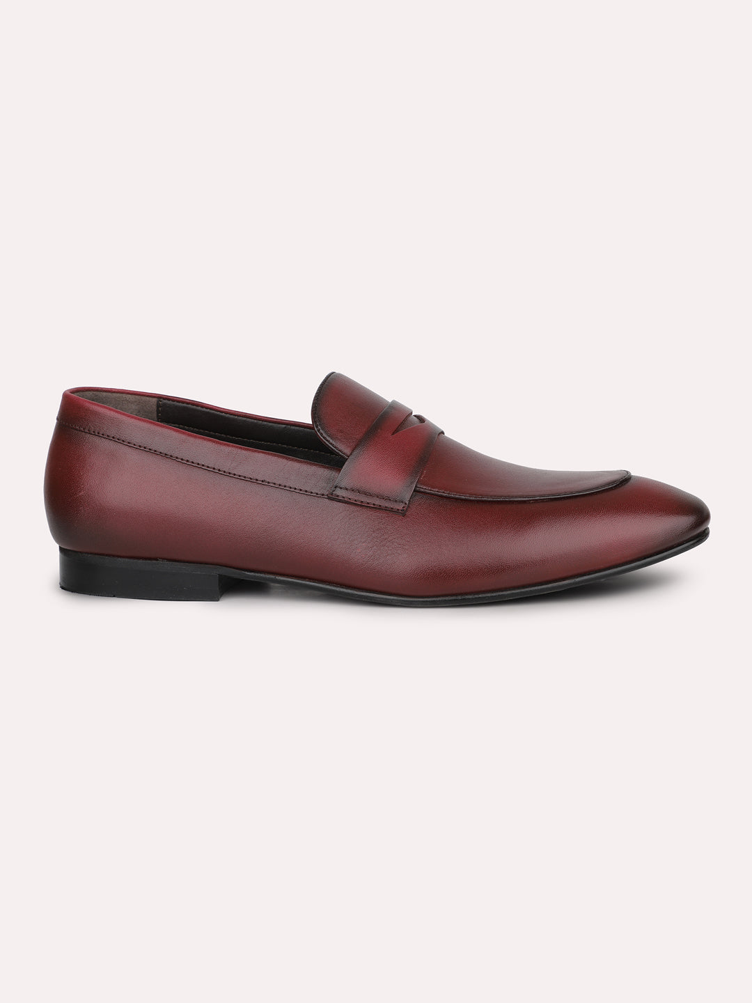 Atesber Wine Formal Slipon For Mens