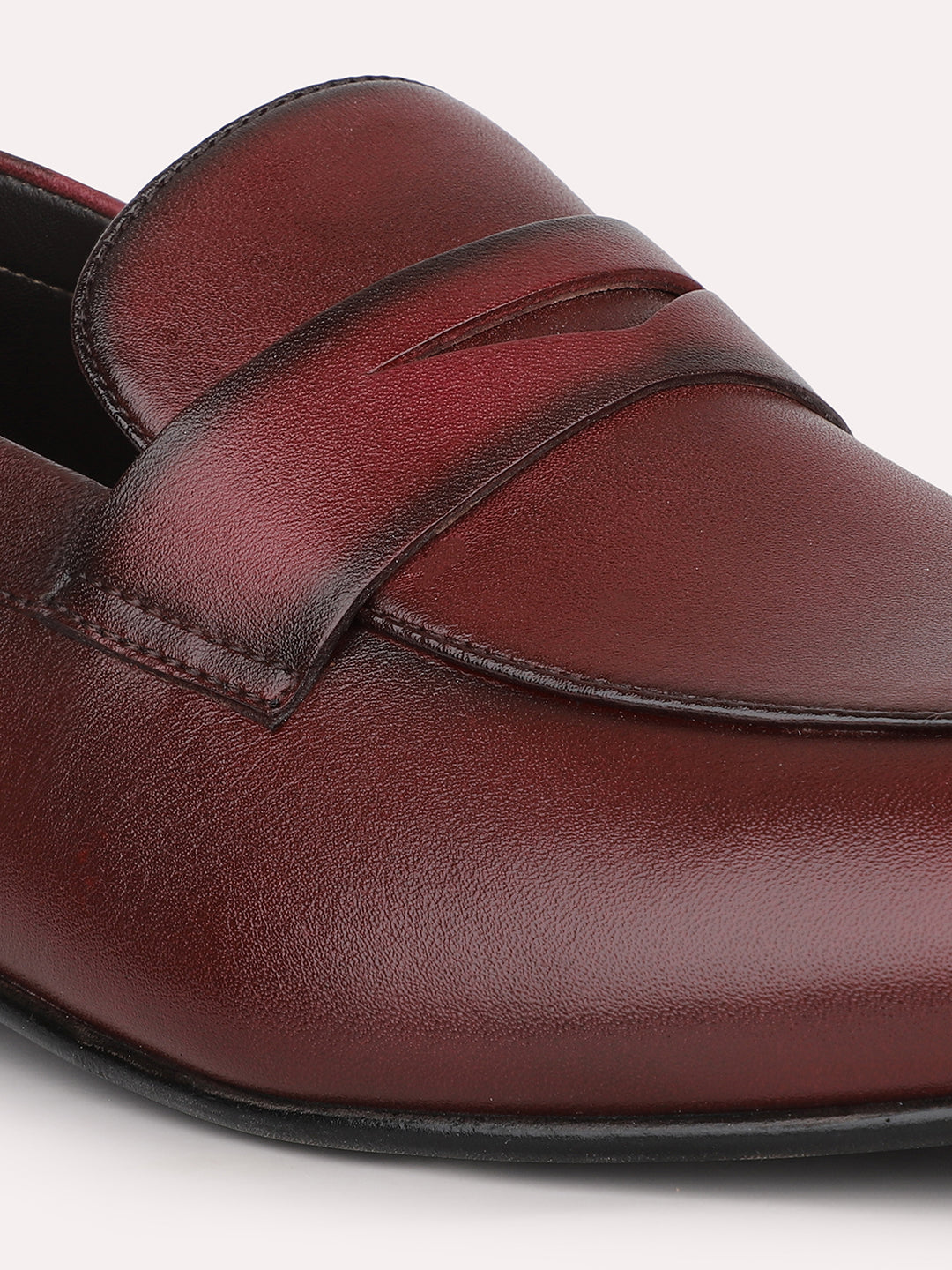 Atesber Wine Formal Slipon For Mens