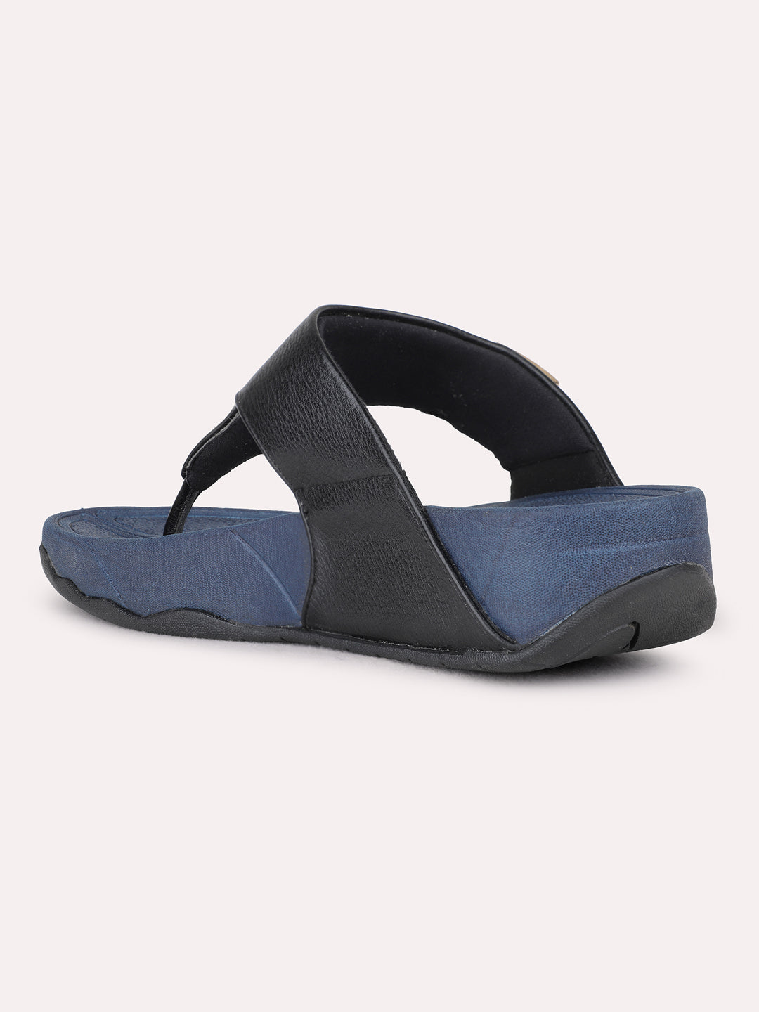 Womens Black Casual Solid Round Toe Wedge Heels