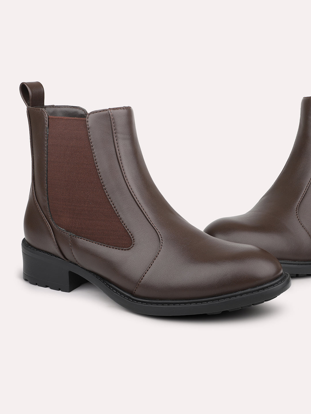 Women Brown Chelsea Boots