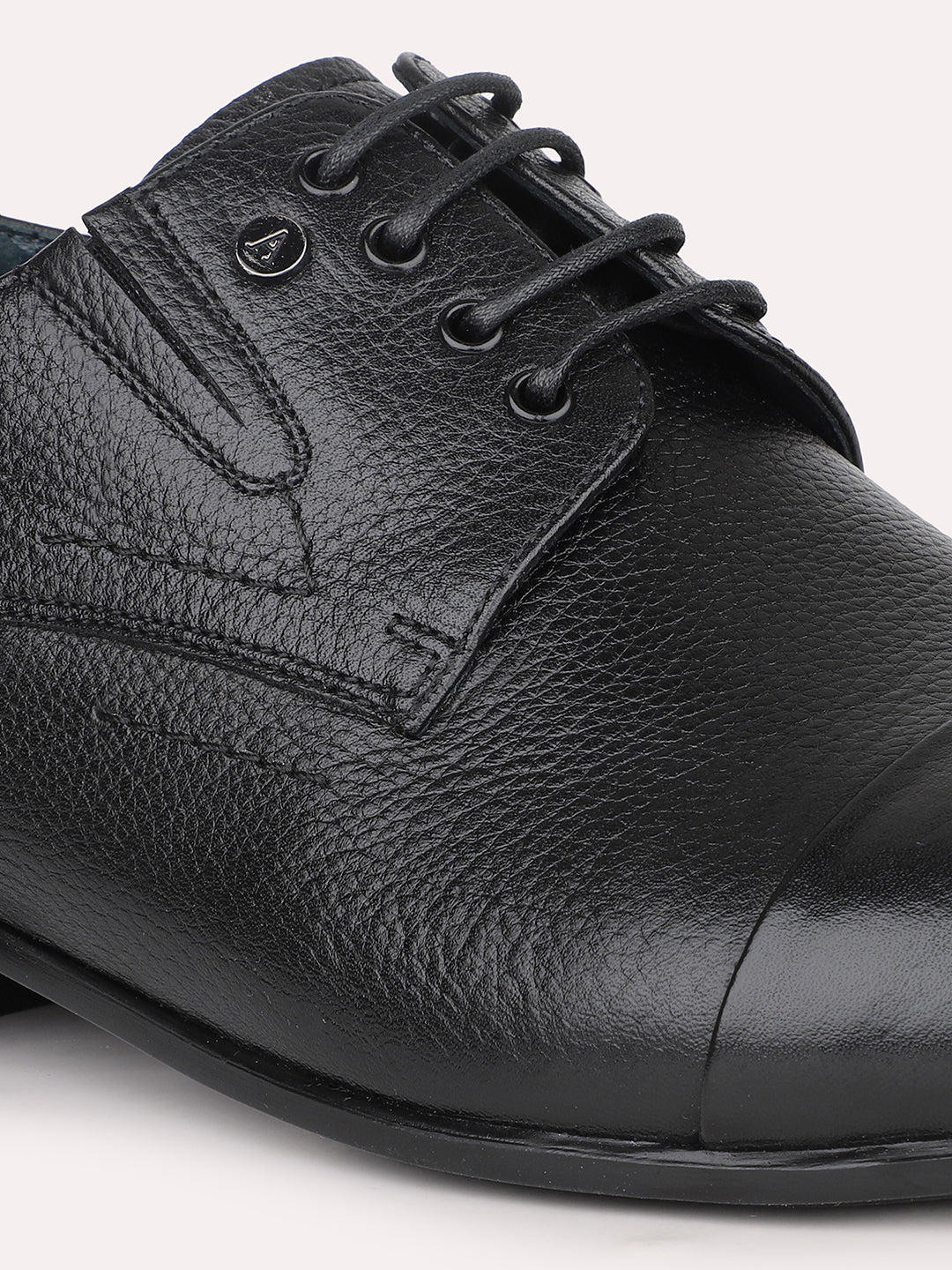 Atesber Black Formal Lace-Up For Mens