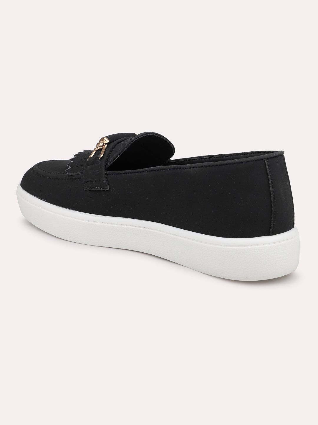 Women Black Lightweight Loafers