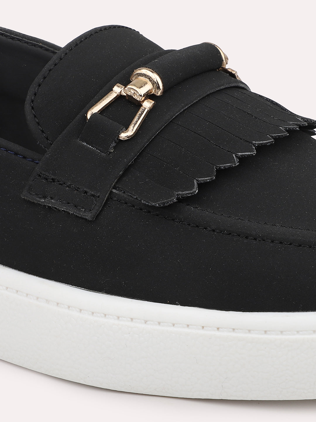 Women Black Lightweight Loafers