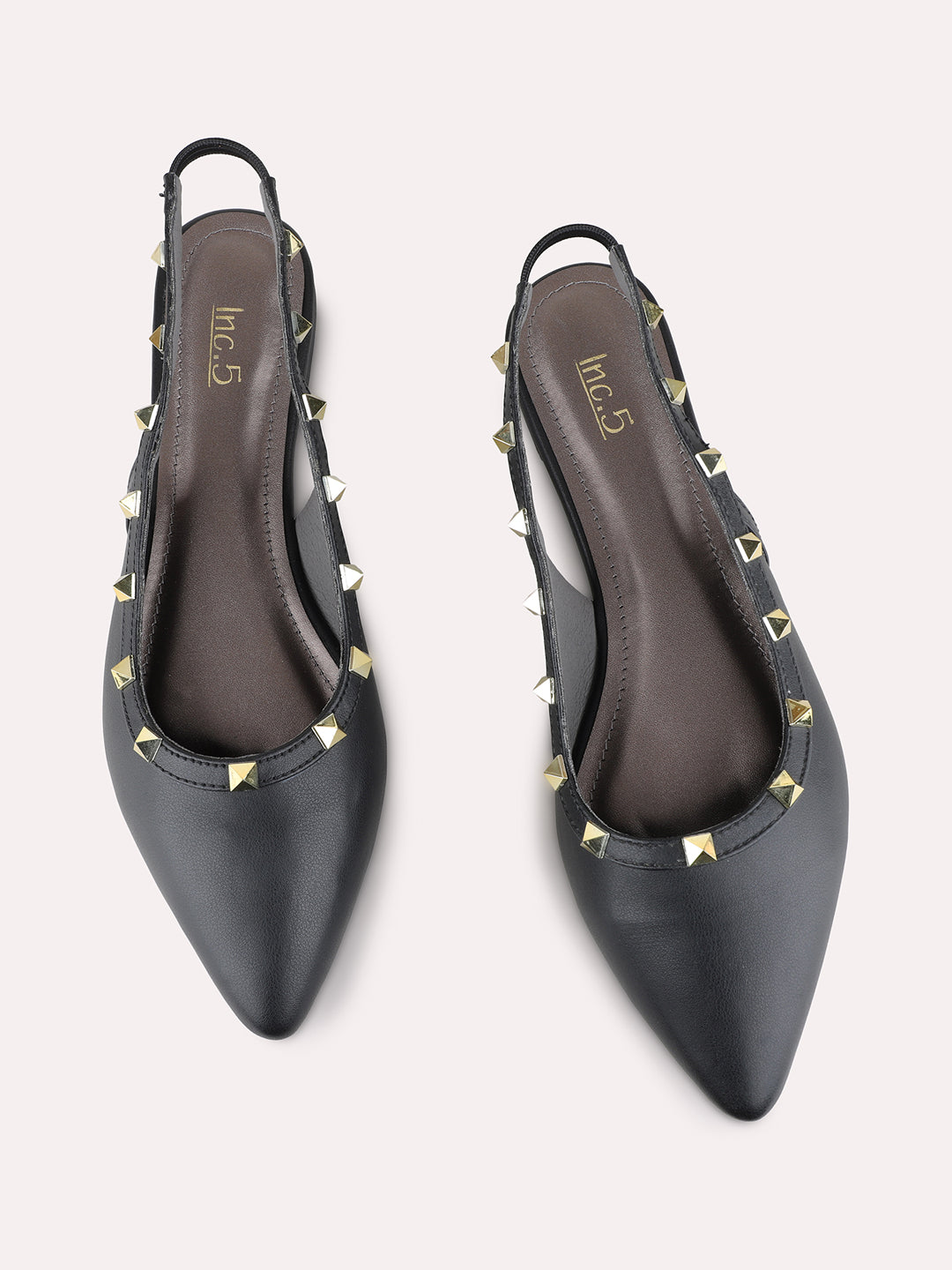 Womens Black Casual Solid One Toe Flat Mules