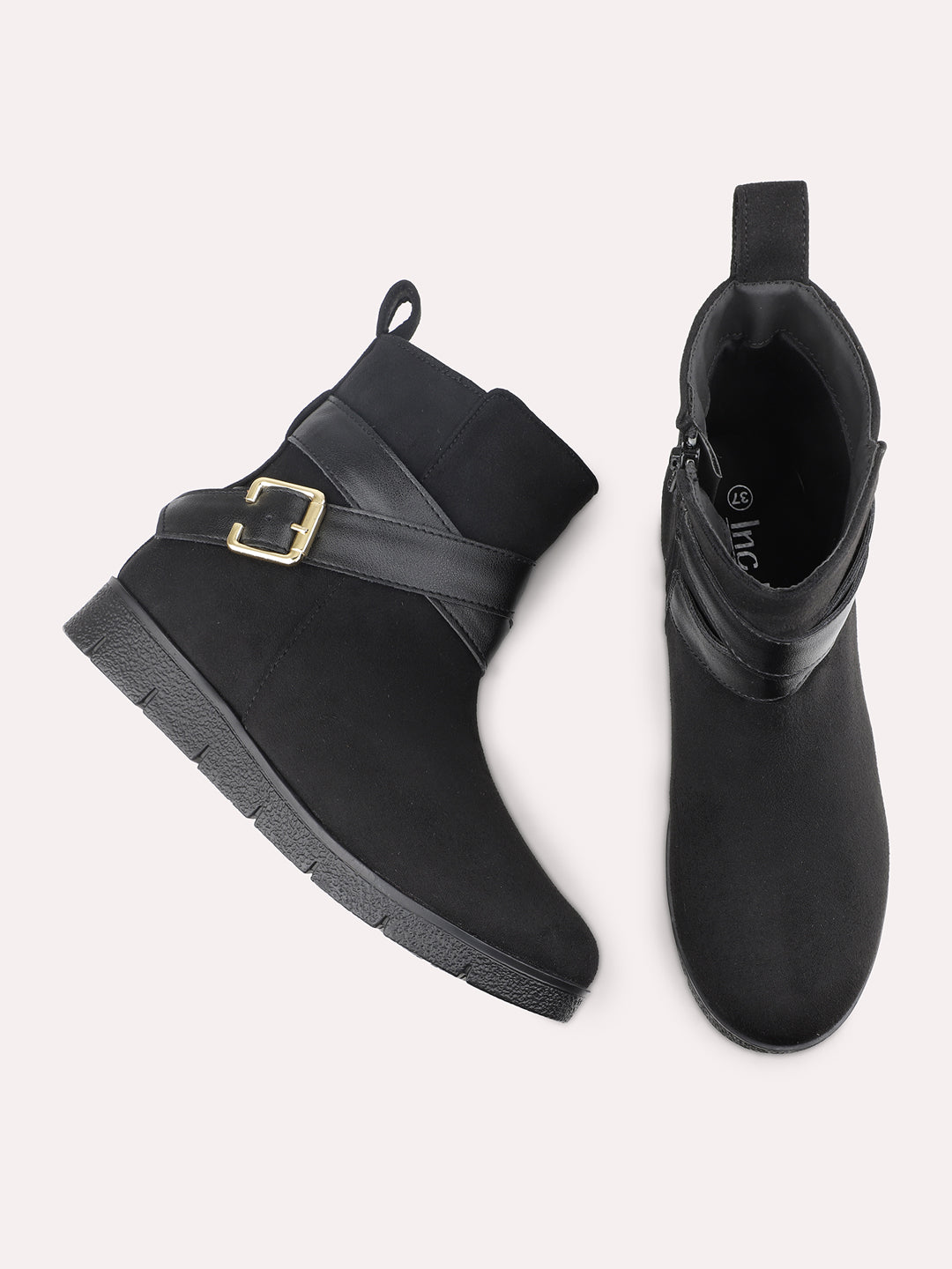 Women Black Chelsea Boots