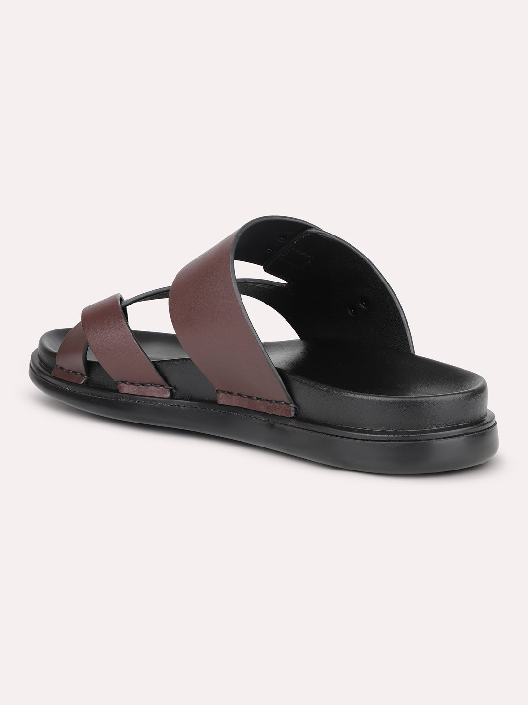 Atesber Cherry Crossed Toe Post Formal Sandal For Mens