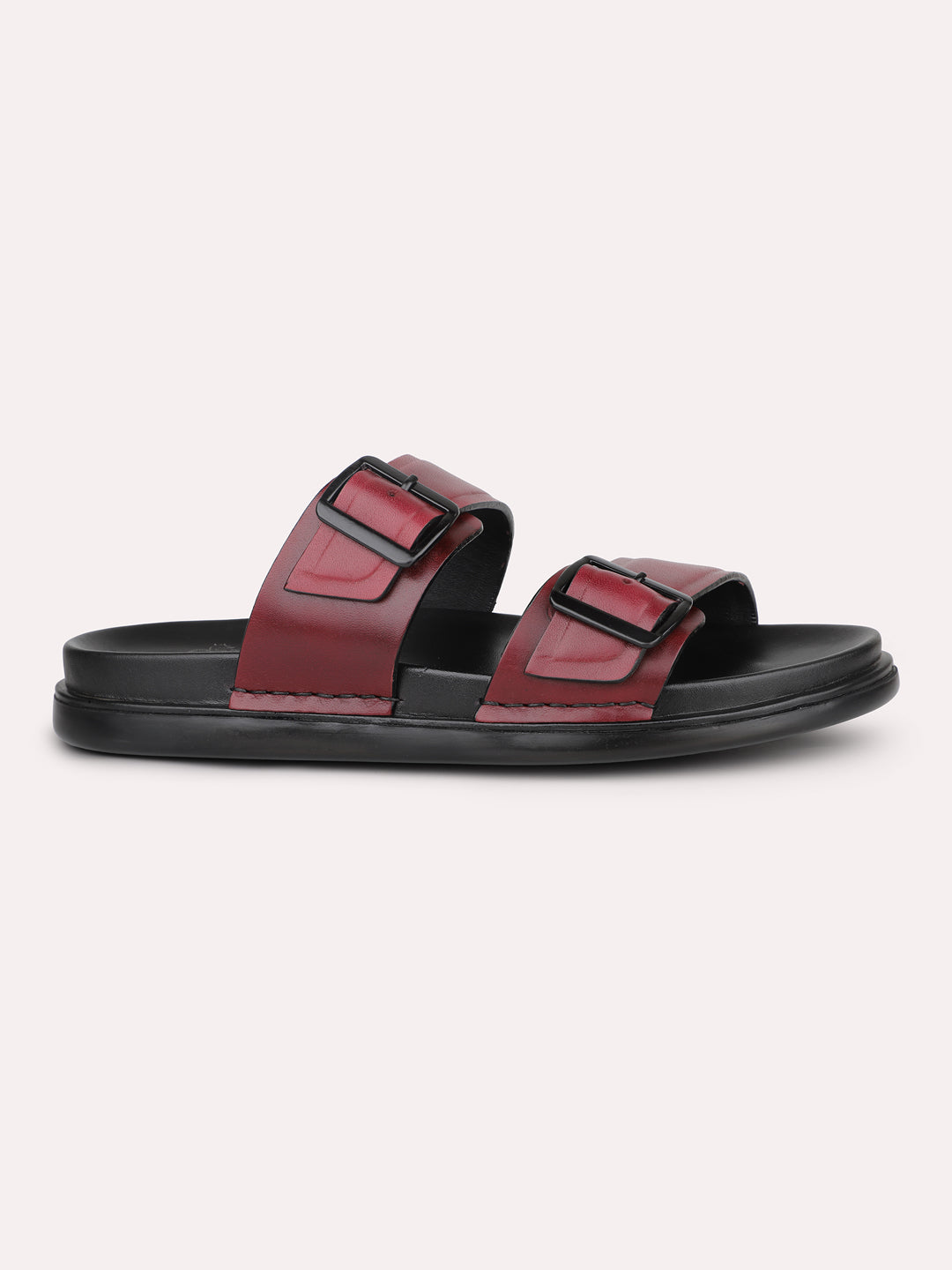 Atesber Cherry Casual Sandal With Buckle For Men