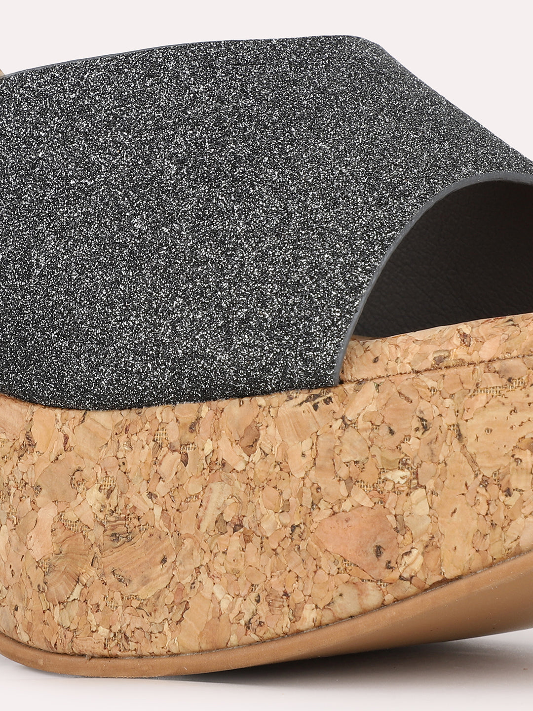 Women Pewter Party Wear Solid Pattern Round Toe Kitten Heel Sandals