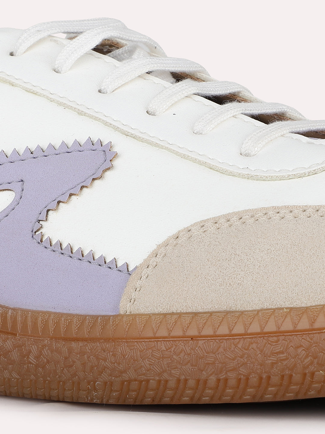 Women White Casual Solid Round Toe Sneakers