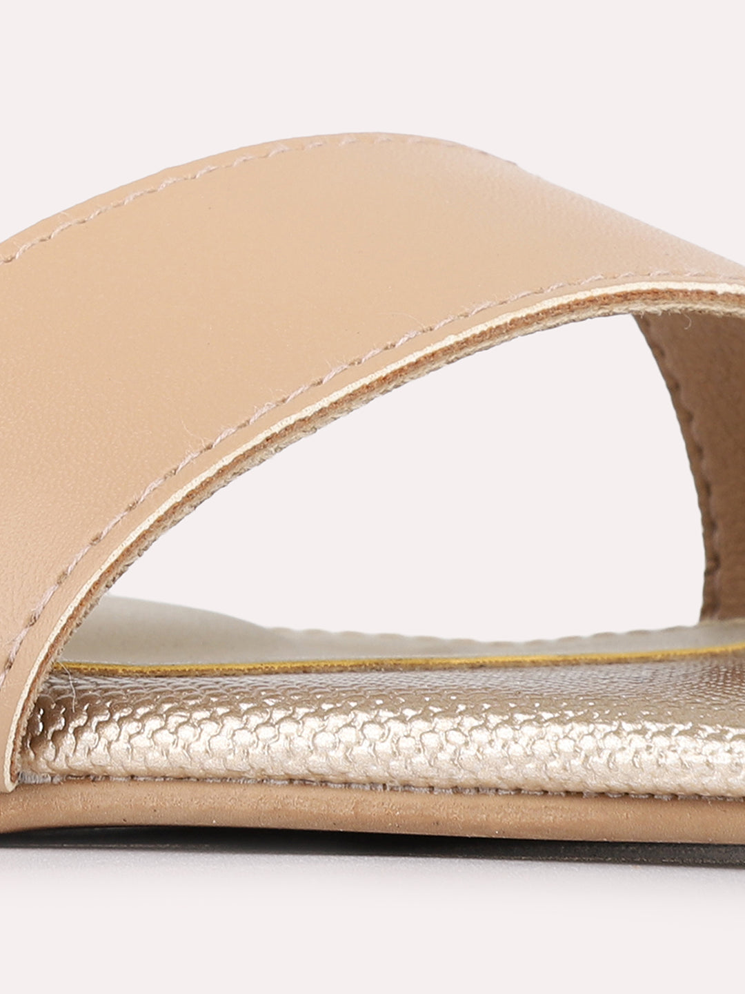 Womens Beige Casual Solid Pattern Square Toe Block Heels