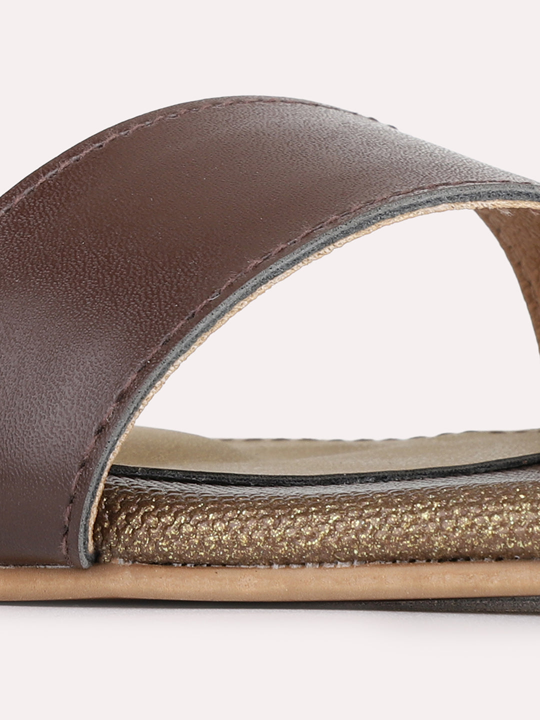 Womens Brown Casual Solid Pattern Square Toe Block Heels
