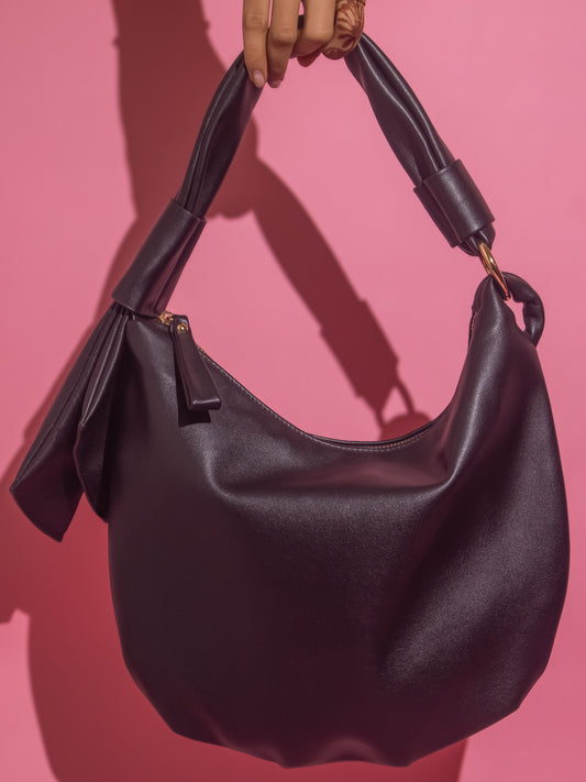 Inc.5 Women Black Solid Hobo Bags