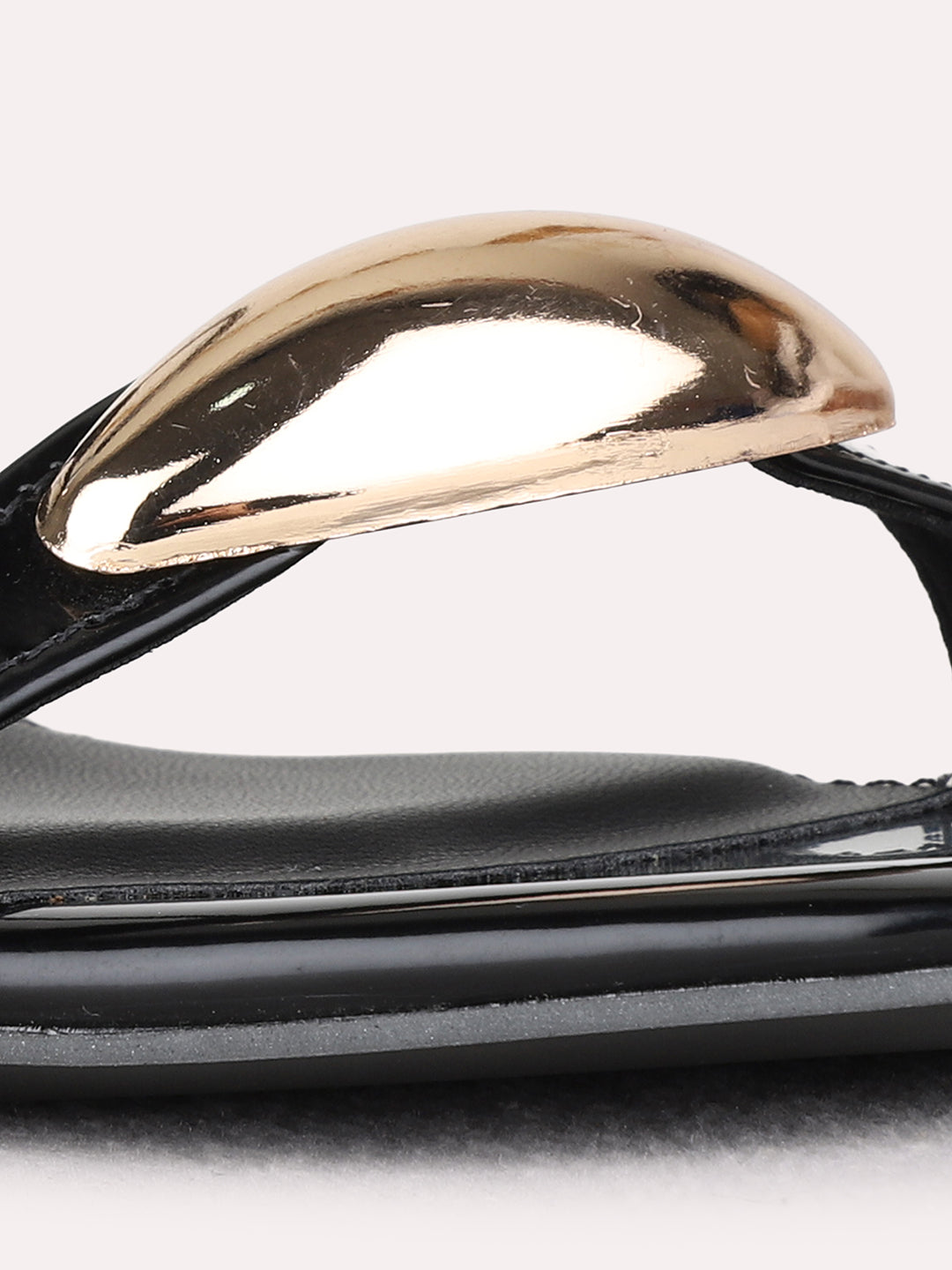 Womens Black Solid Party Wear  Round Toe Stiletto Heels