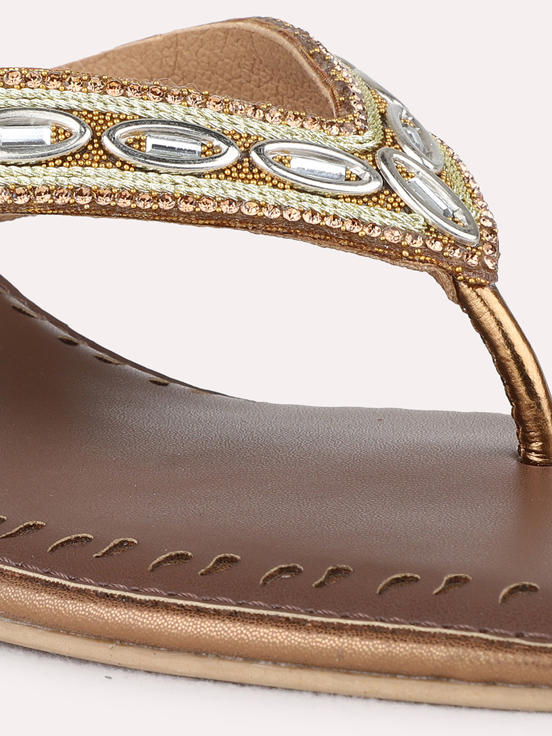 Womens Gold Casual Solid Square Toe Wedge Heel Sandals