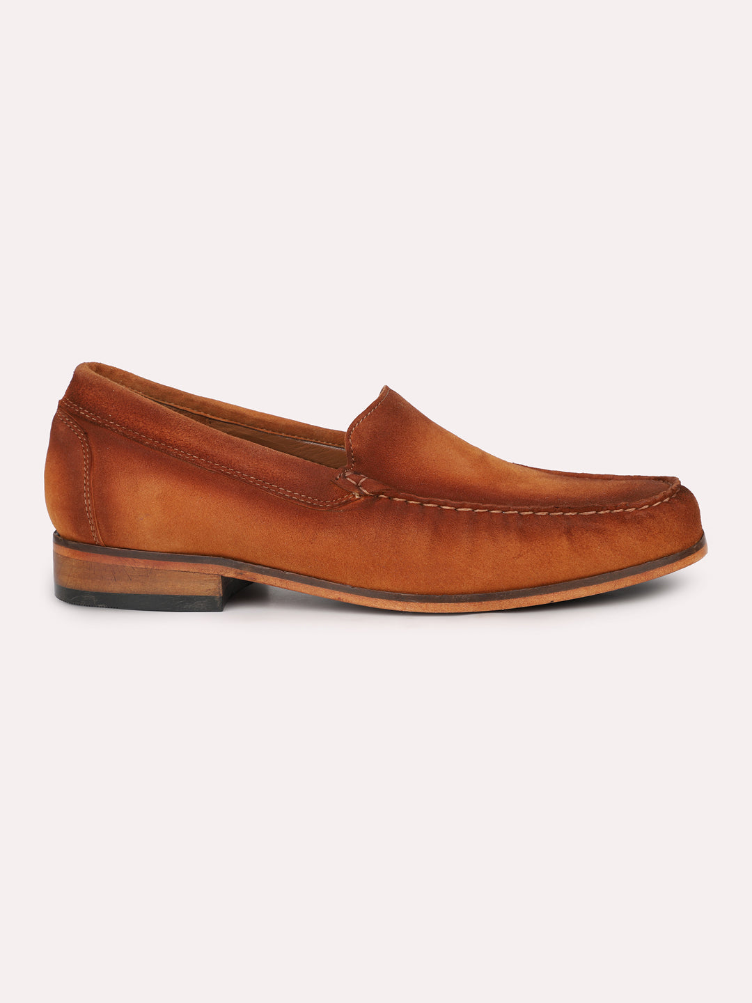 Men Tan Casual Slip-Ons Shoes