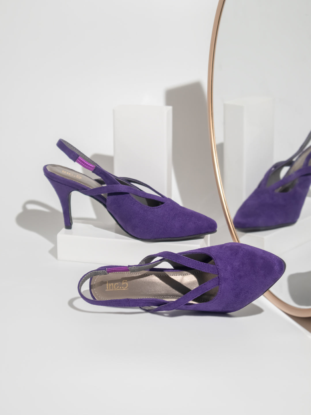 Women Purple Stiletto Pumps