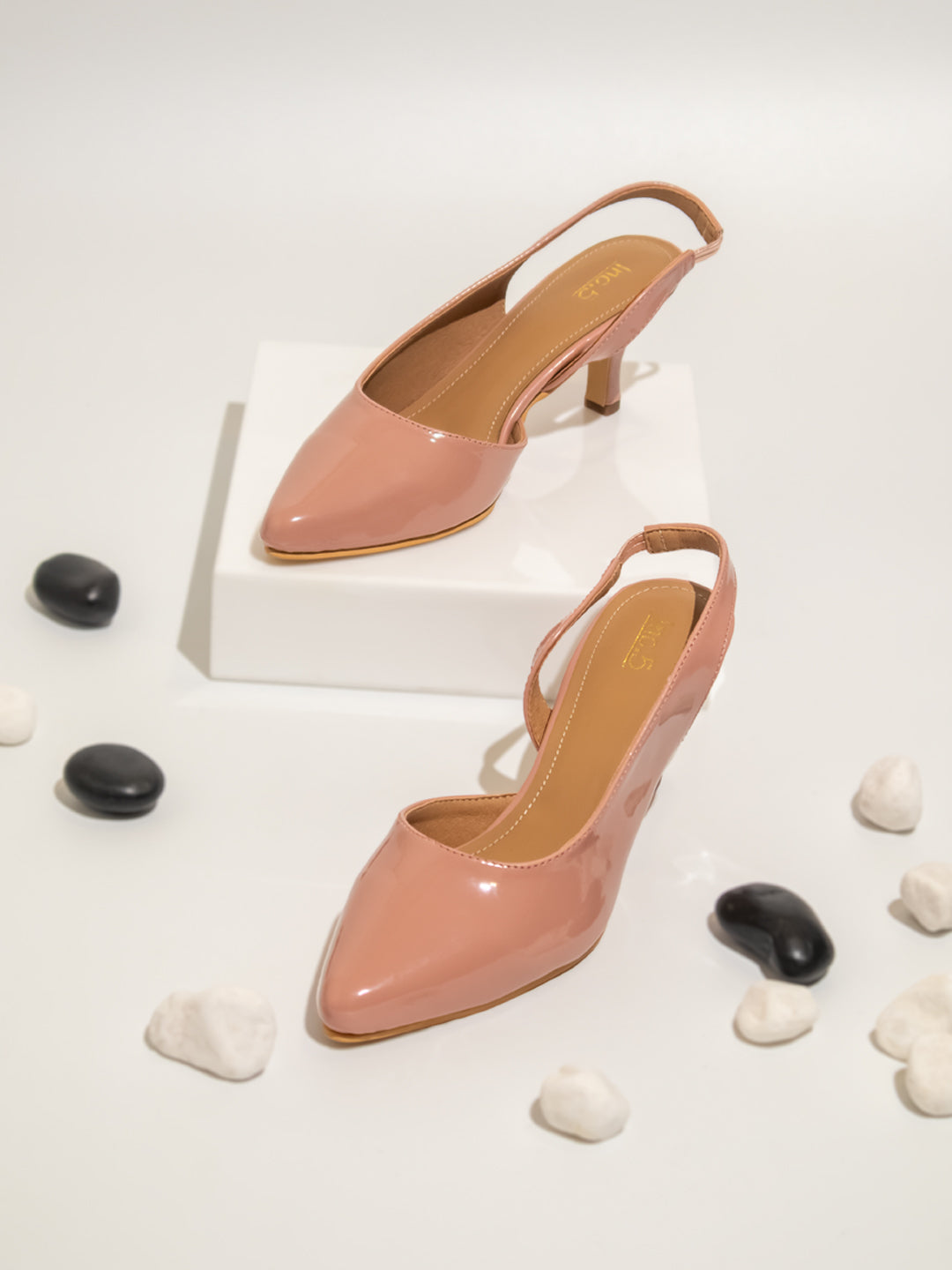 Women Peach Stiletto Pumps