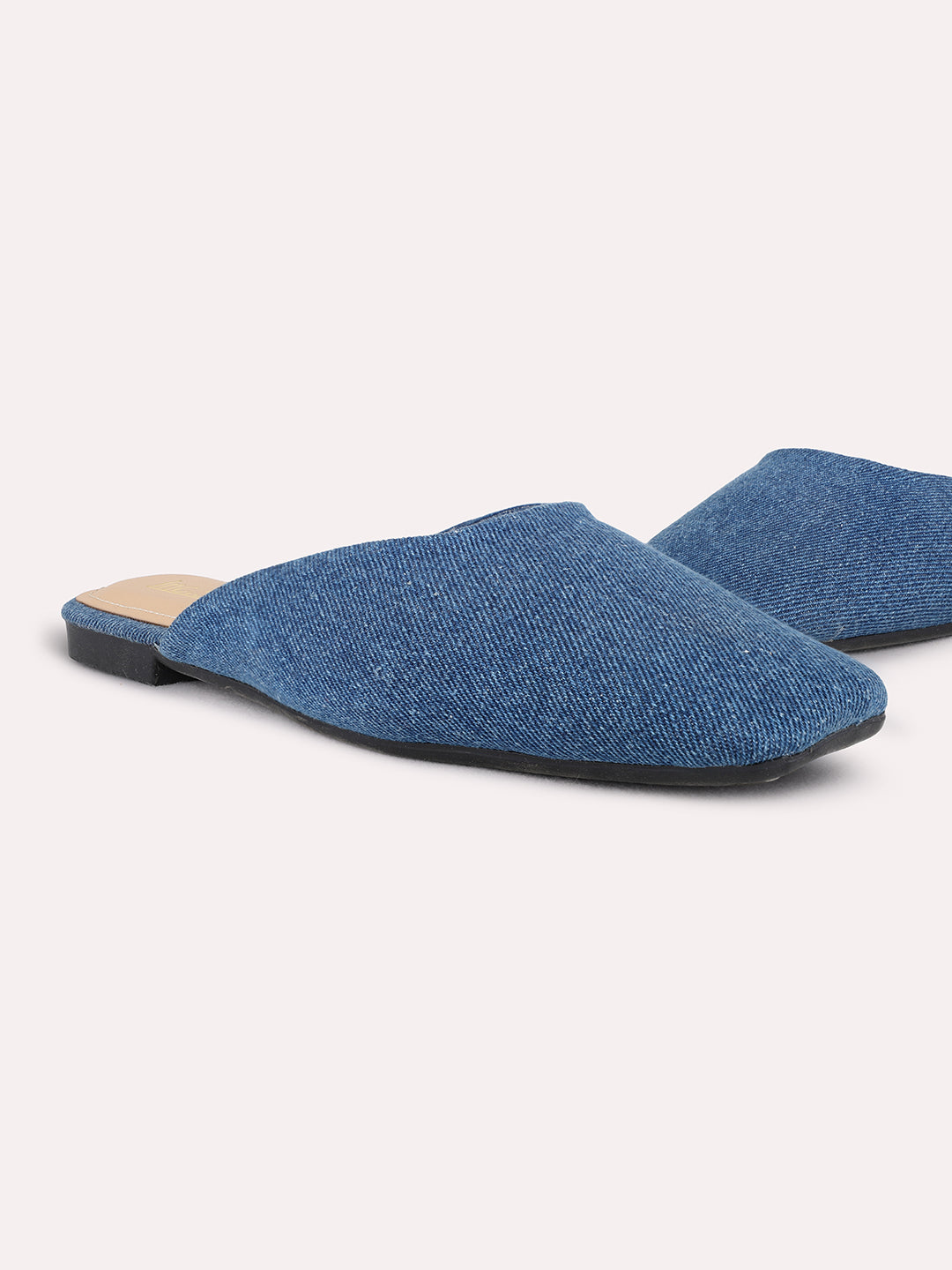 Womens Flatvy Casual Solid Flat Mules