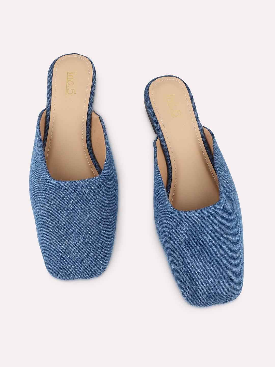 Womens Flatvy Casual Solid Flat Mules