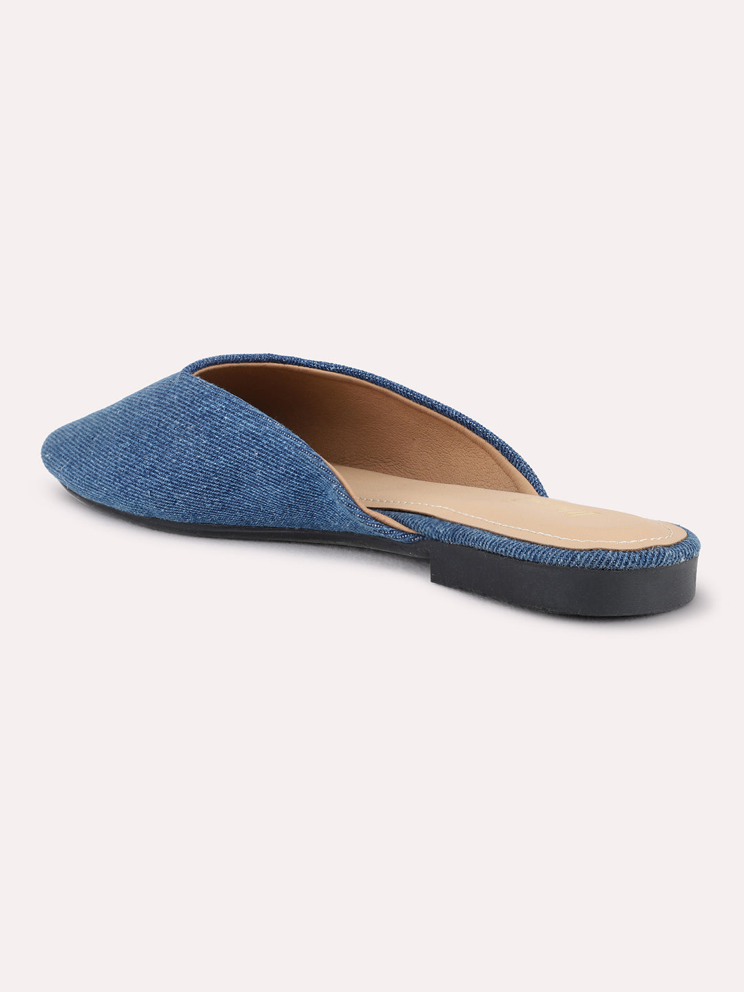 Womens Flatvy Casual Solid Flat Mules