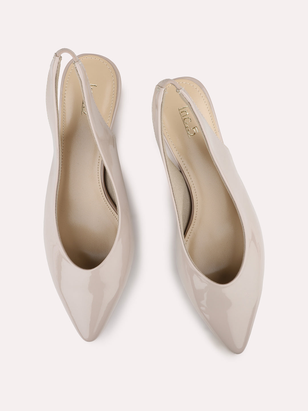 Womens Beige Casual Pointed toe Pumps