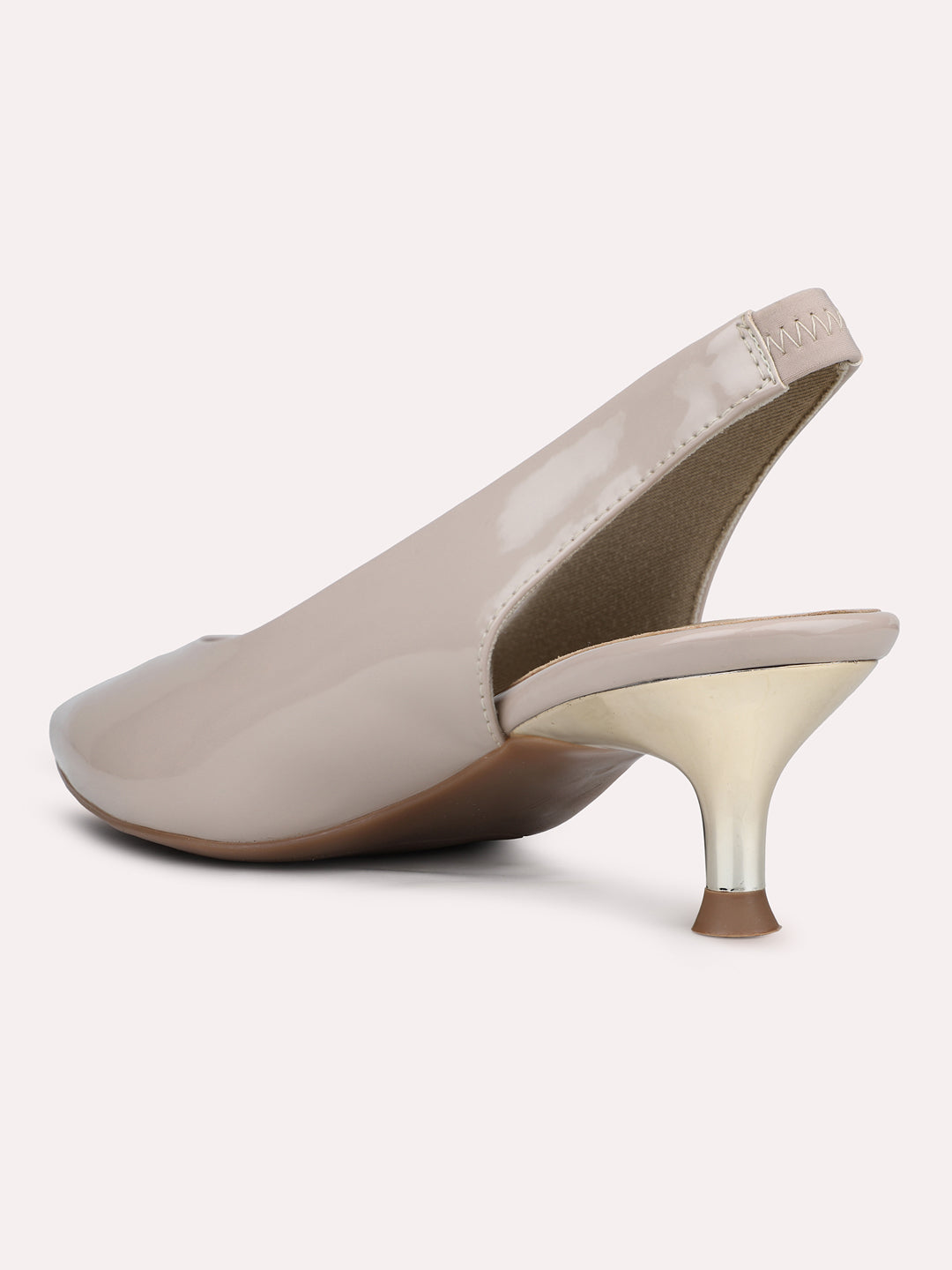 Womens Beige Casual Pointed toe Pumps