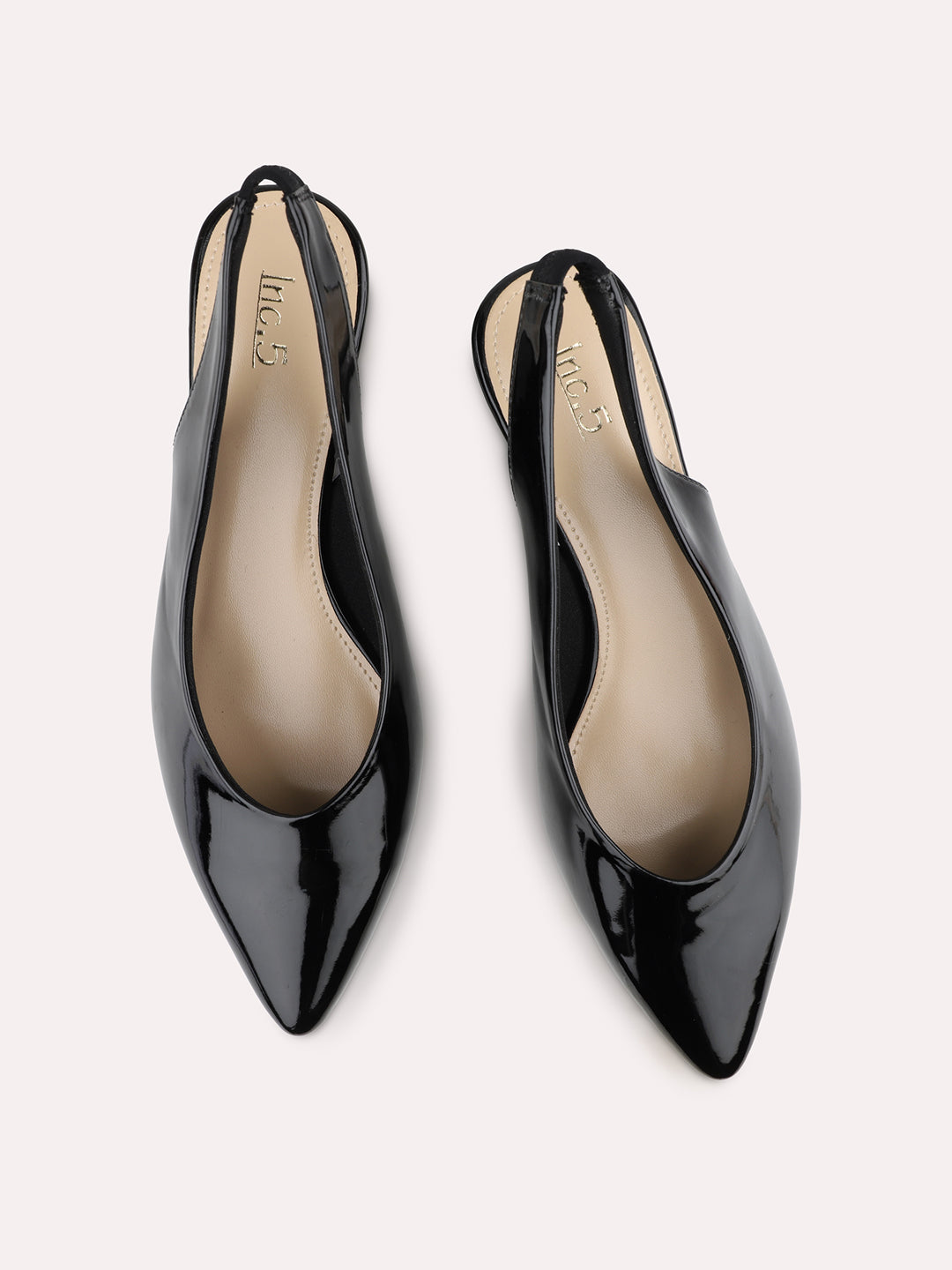 Womens Black Casual Pointed toe Pumps