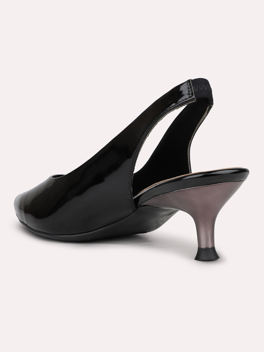 Womens Black Casual Pointed toe Pumps