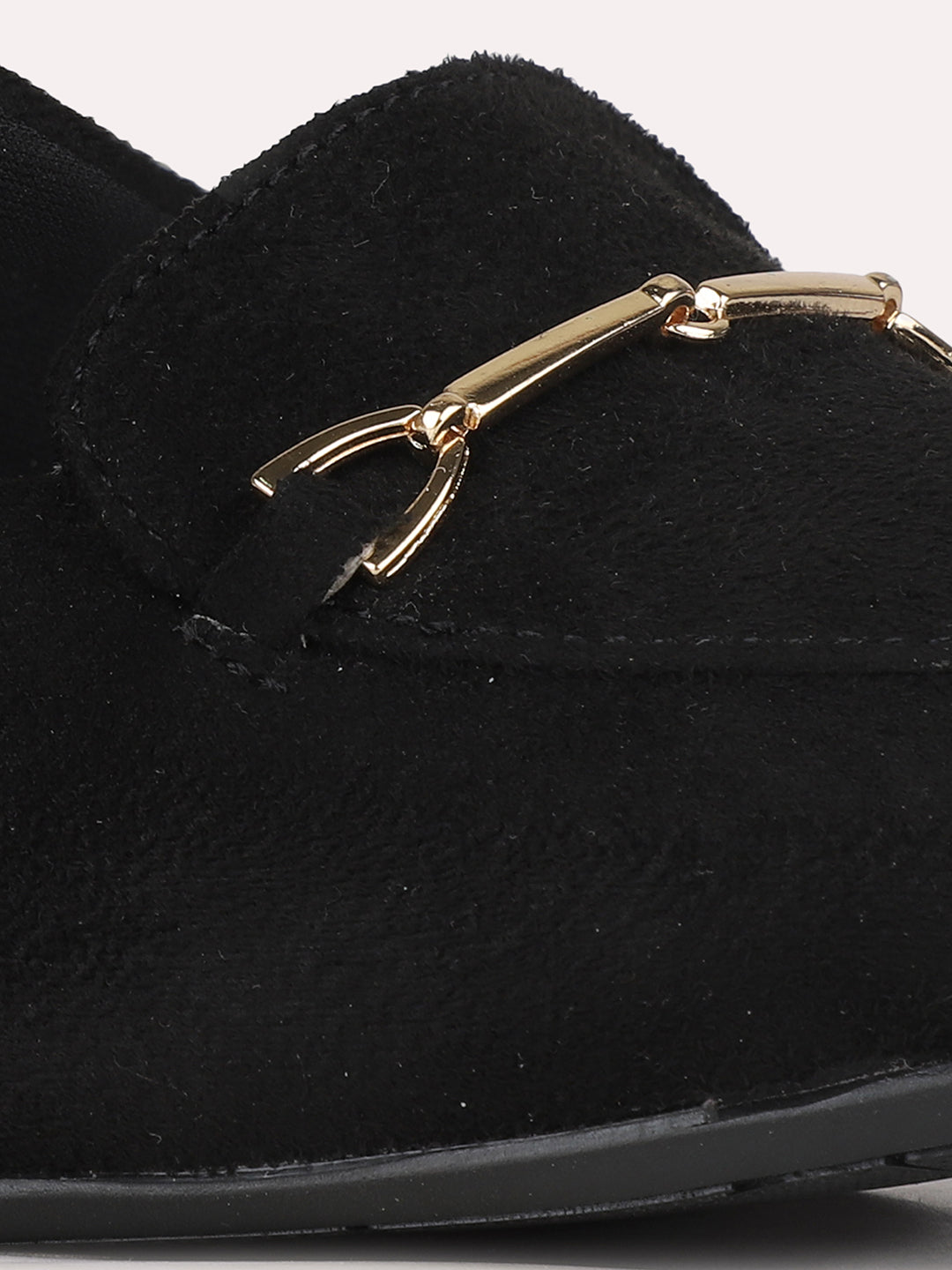 Womens Black Party Wear Solid Pointed Toe Pumps