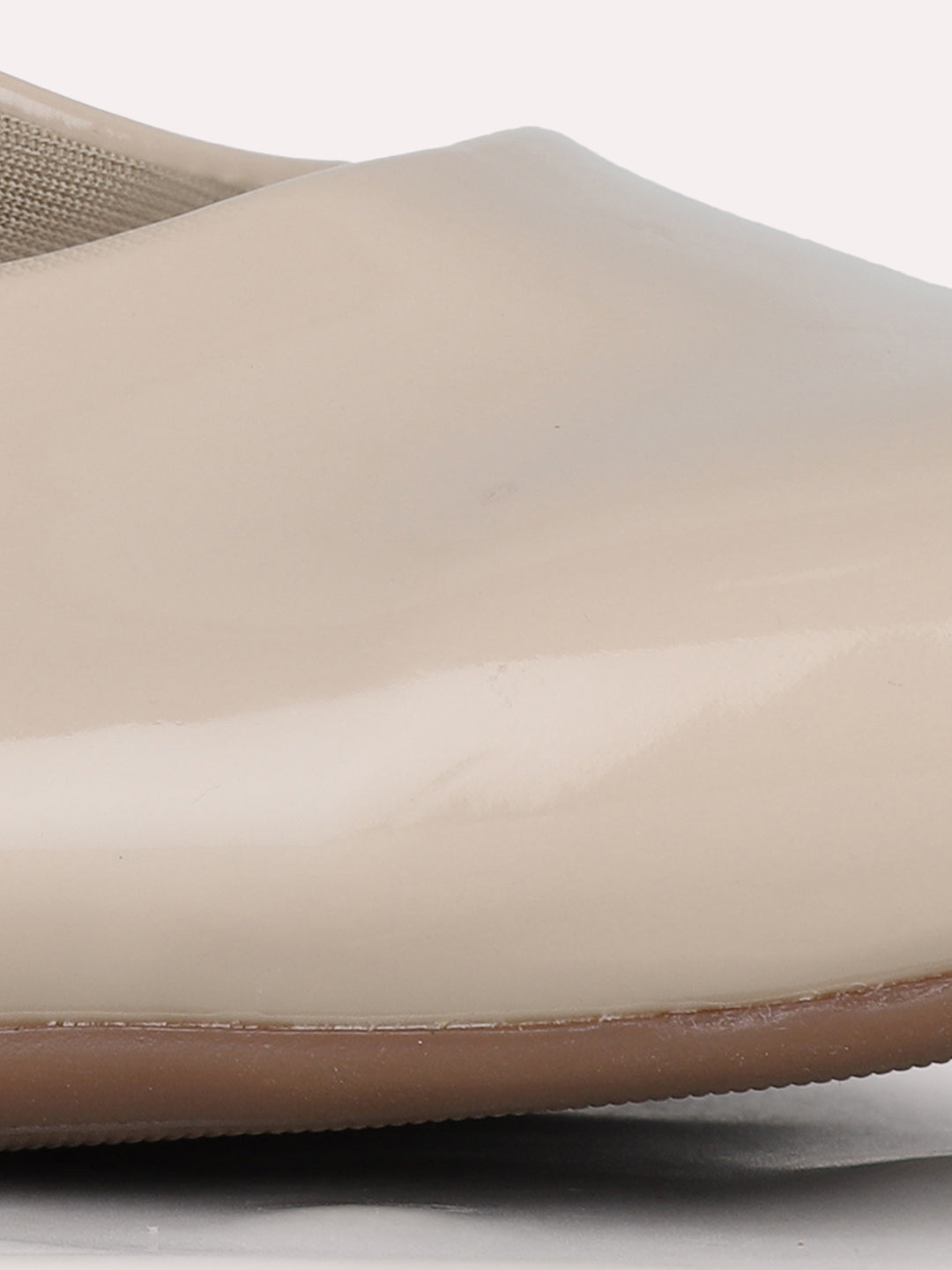 Womens Brown Party Wear Solid Pointed Block Heels