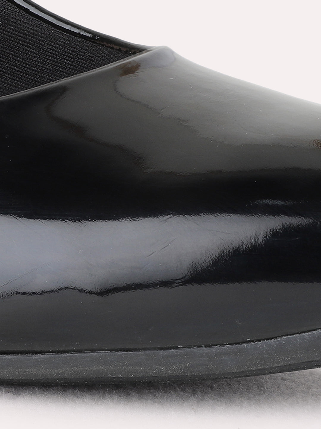 Womens Black Party Wear Solid Pointed Toe Heel Kitten Heel Sandals