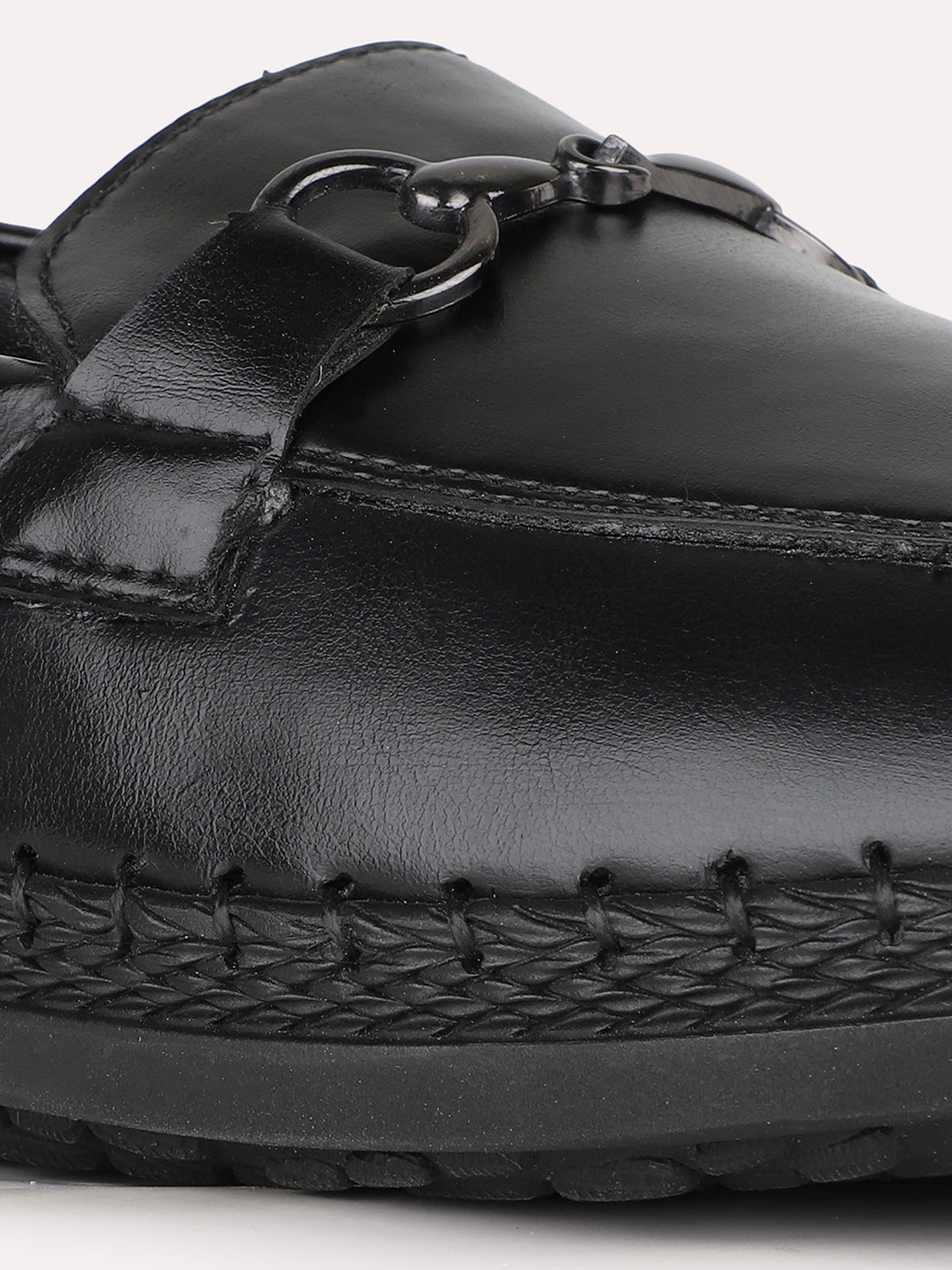 Women Black Casual Solid Pattern Pointed Loafers