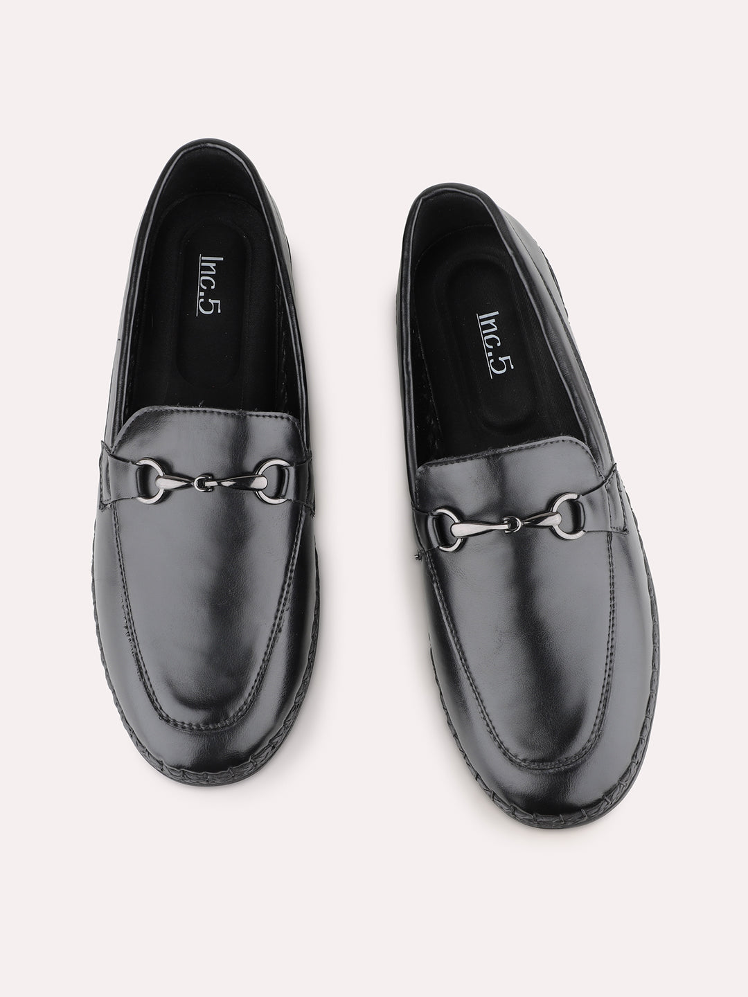 Women Black Casual Solid Pattern Pointed Loafers