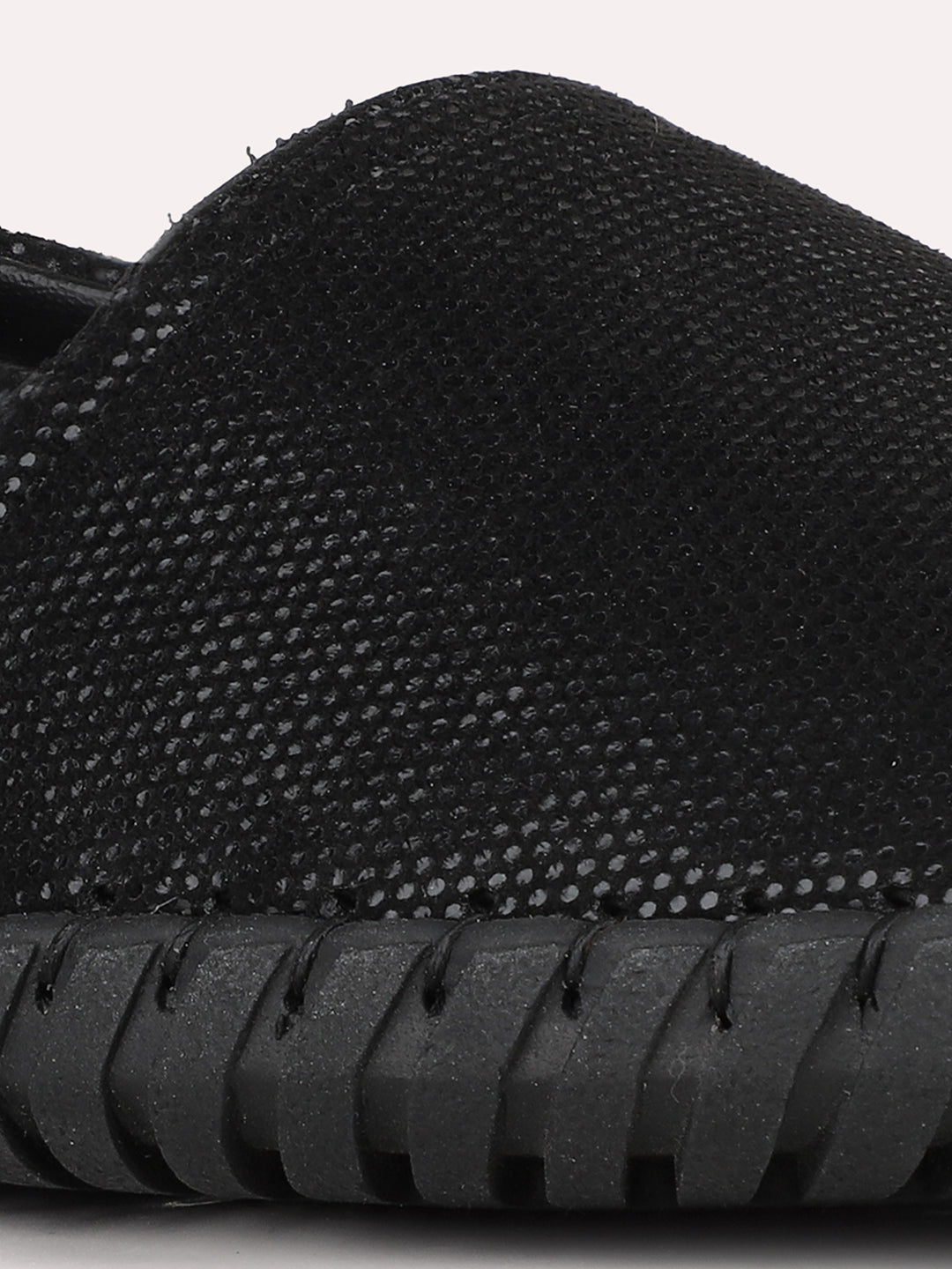 Women Black Casual Solid Pattern Round Toe Loafer Shoes