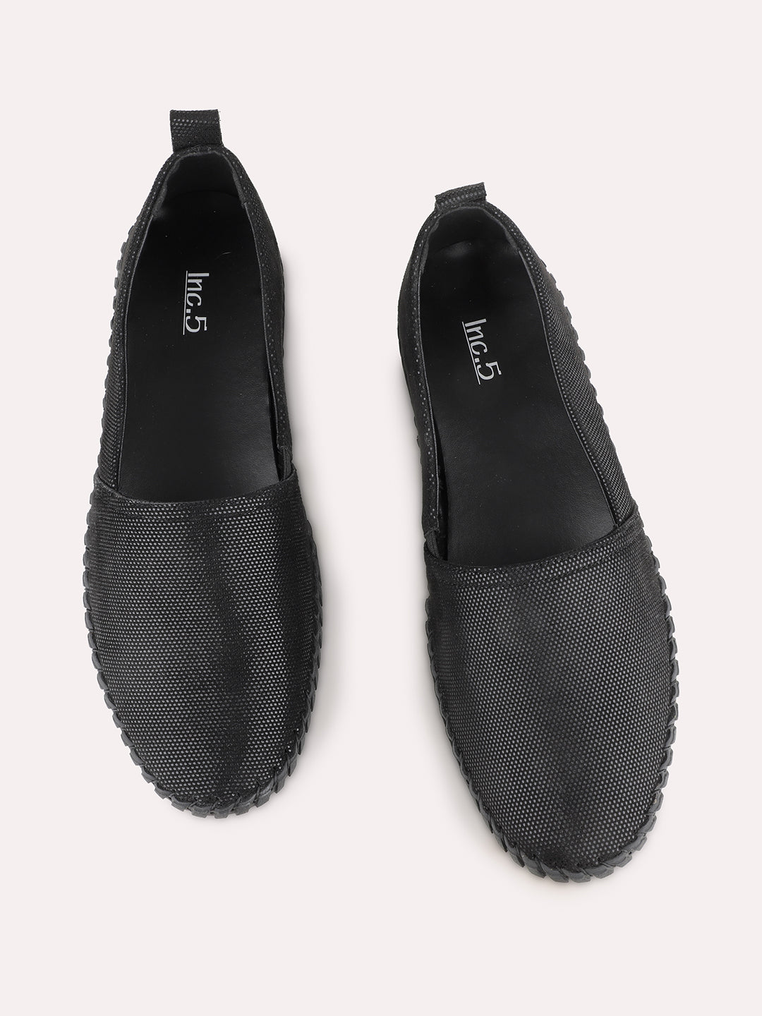 Women Black Casual Solid Pattern Round Toe Loafer Shoes