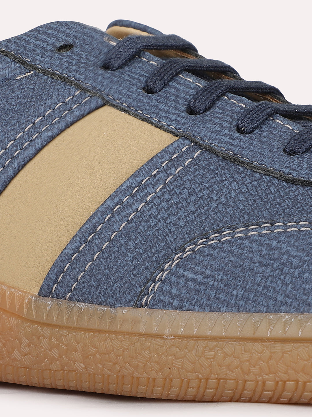 Women Navy Casual Solid Pointed Sneakers