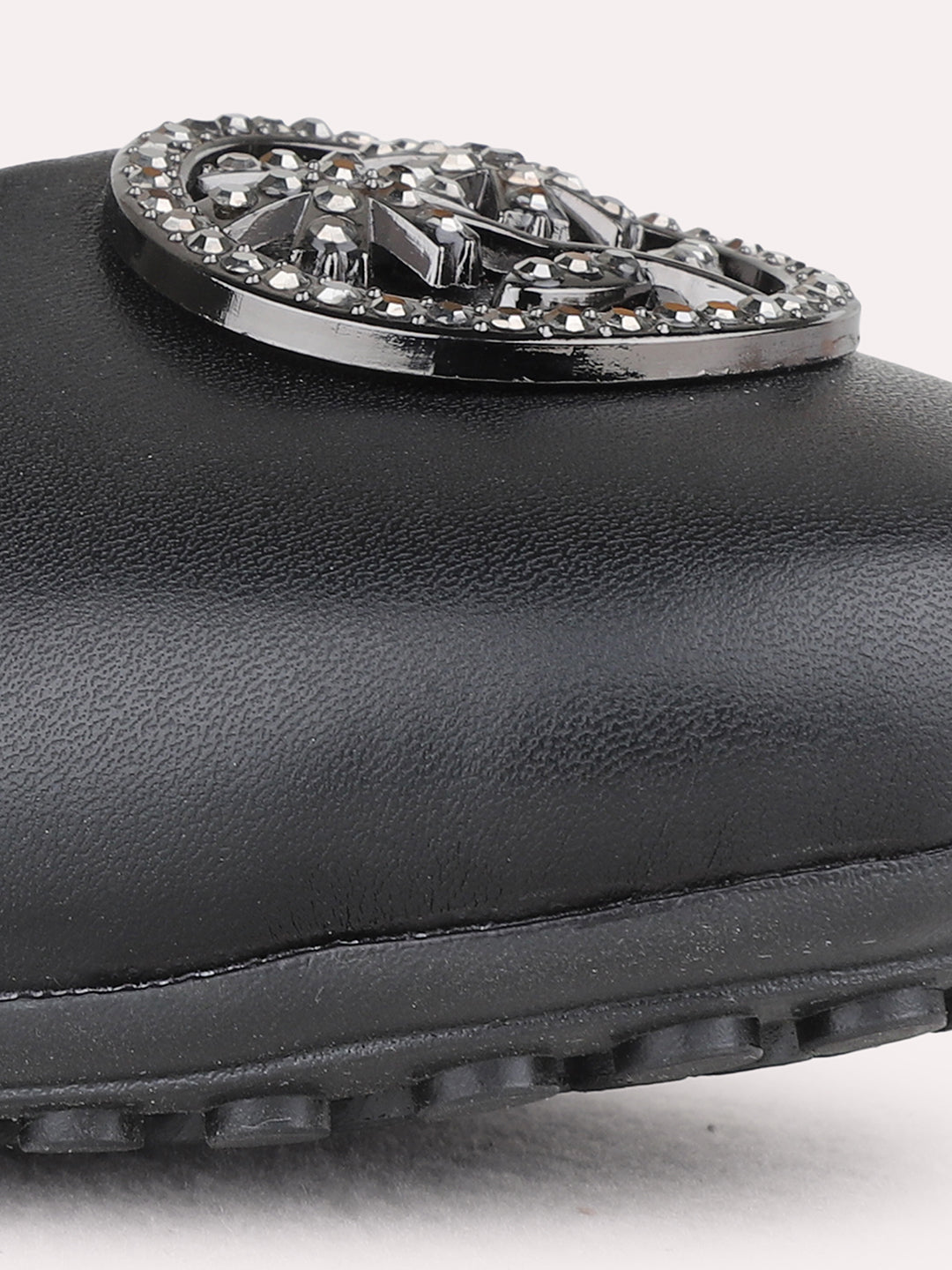 Womens Black Casual Solid Pattern Ballerinas Shoe