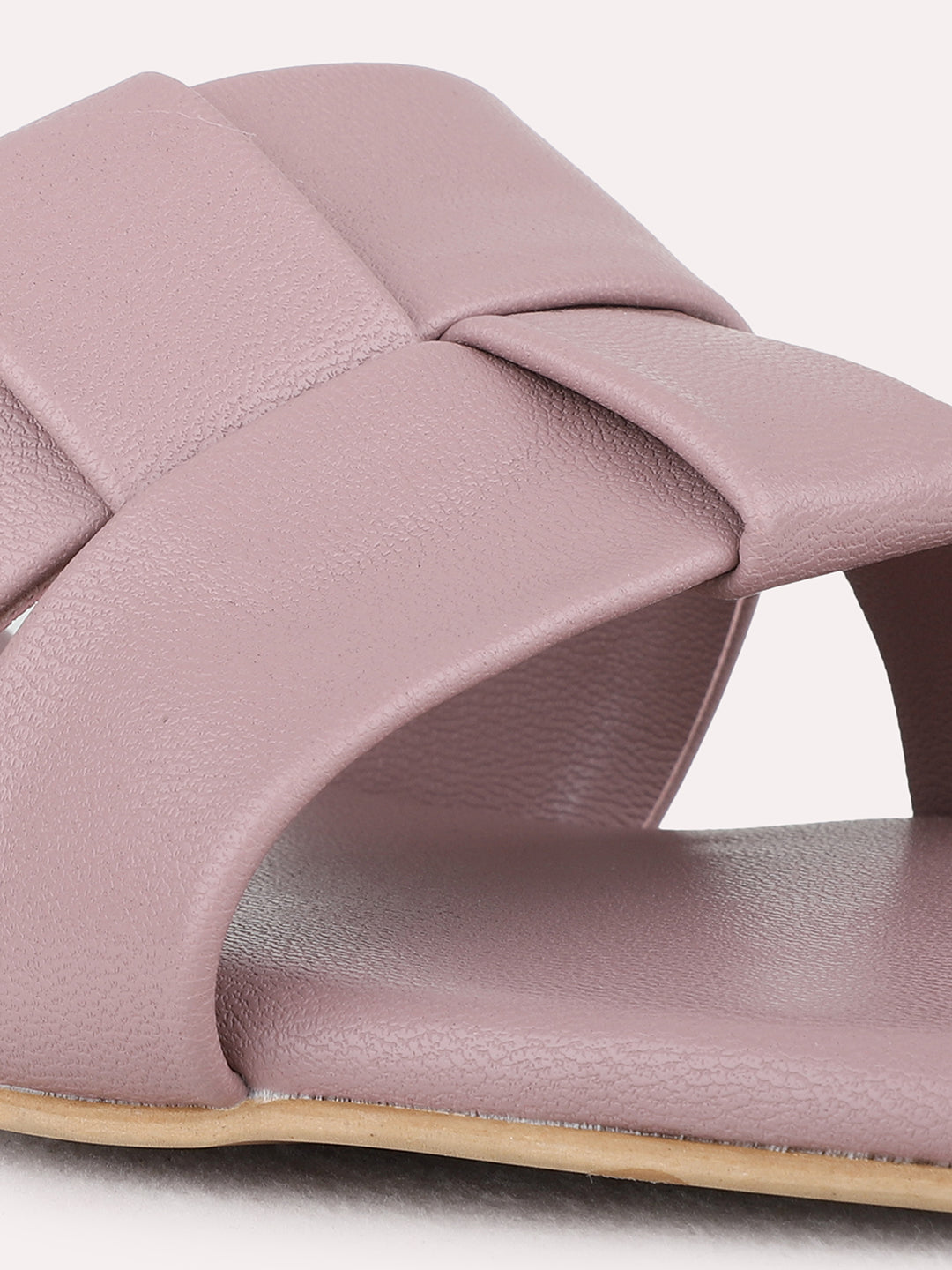 Womens Pink Party Wear Solid Block Heel Sandals