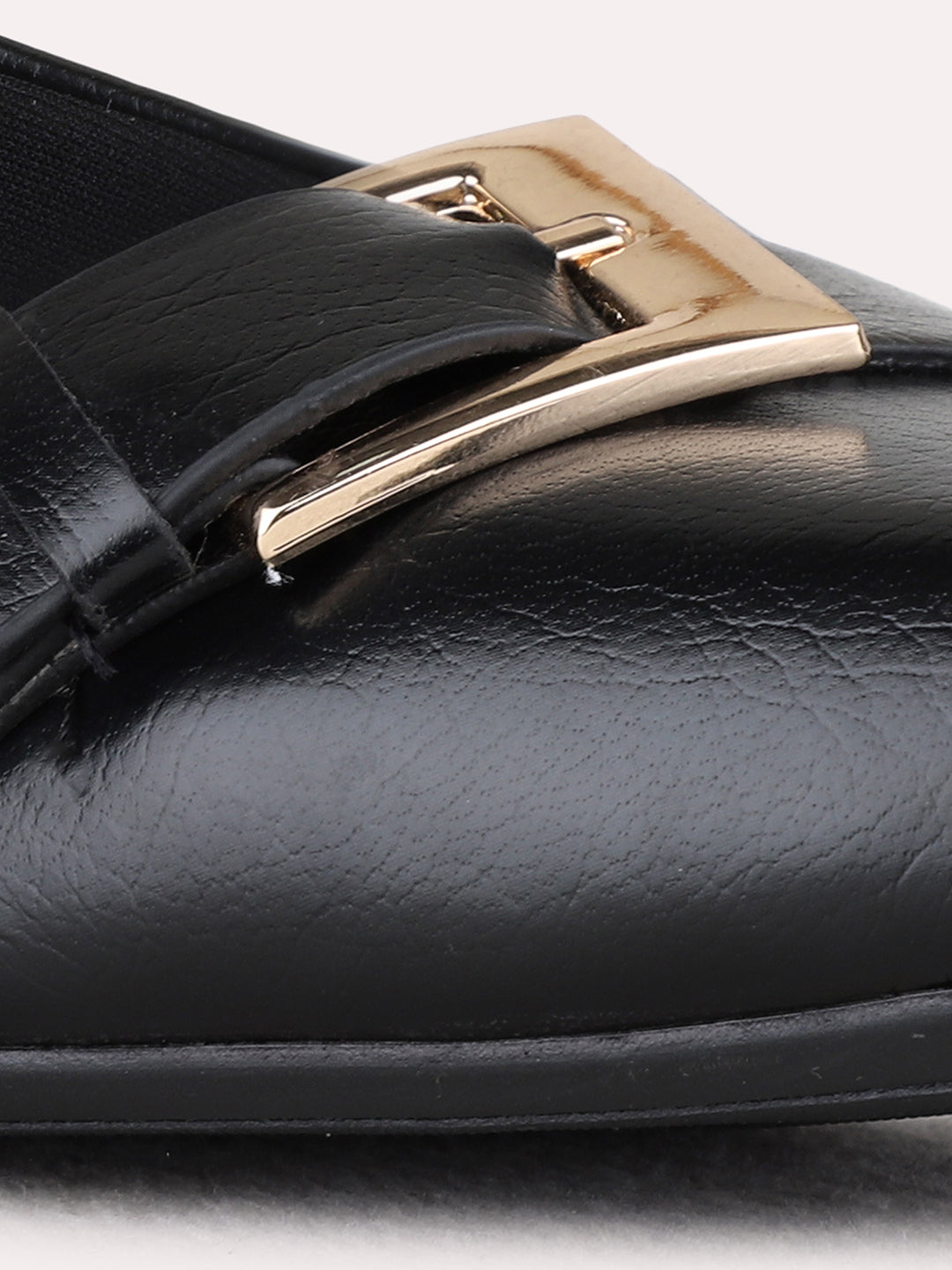 Womens Black Casual Solid Square Toe Block heels Pumps