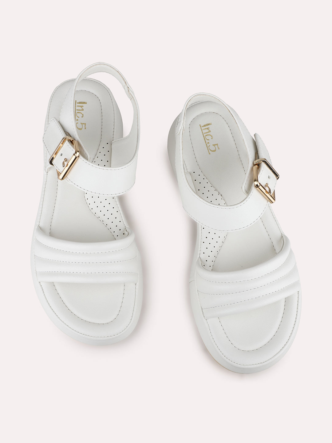 Women White Party Wear Solid Pointed Platform Heels