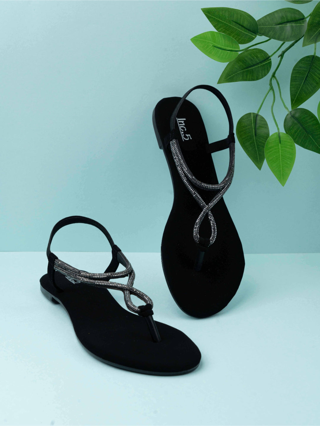 Womens Black Casual Solid Round Toe Flats